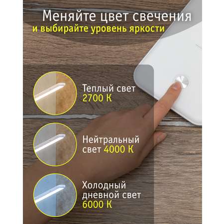 Лампа настольная NaVigator светодиодная белая с регулировкой яркости и цветовой температуры