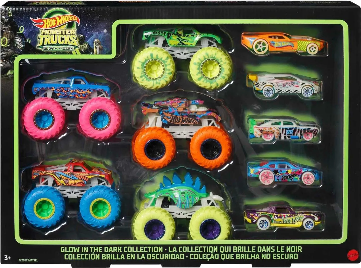 Автомобиль Hot Wheels Monster Trucks 10шт 1:64 HCB57 - фото 3