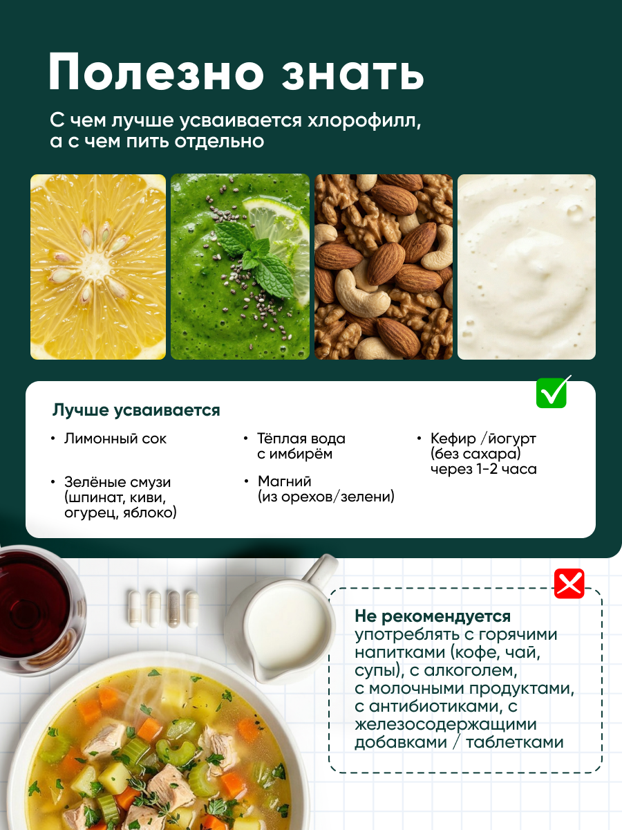 Хлорофилл мята-смородина qeep 500 мл - фото 6