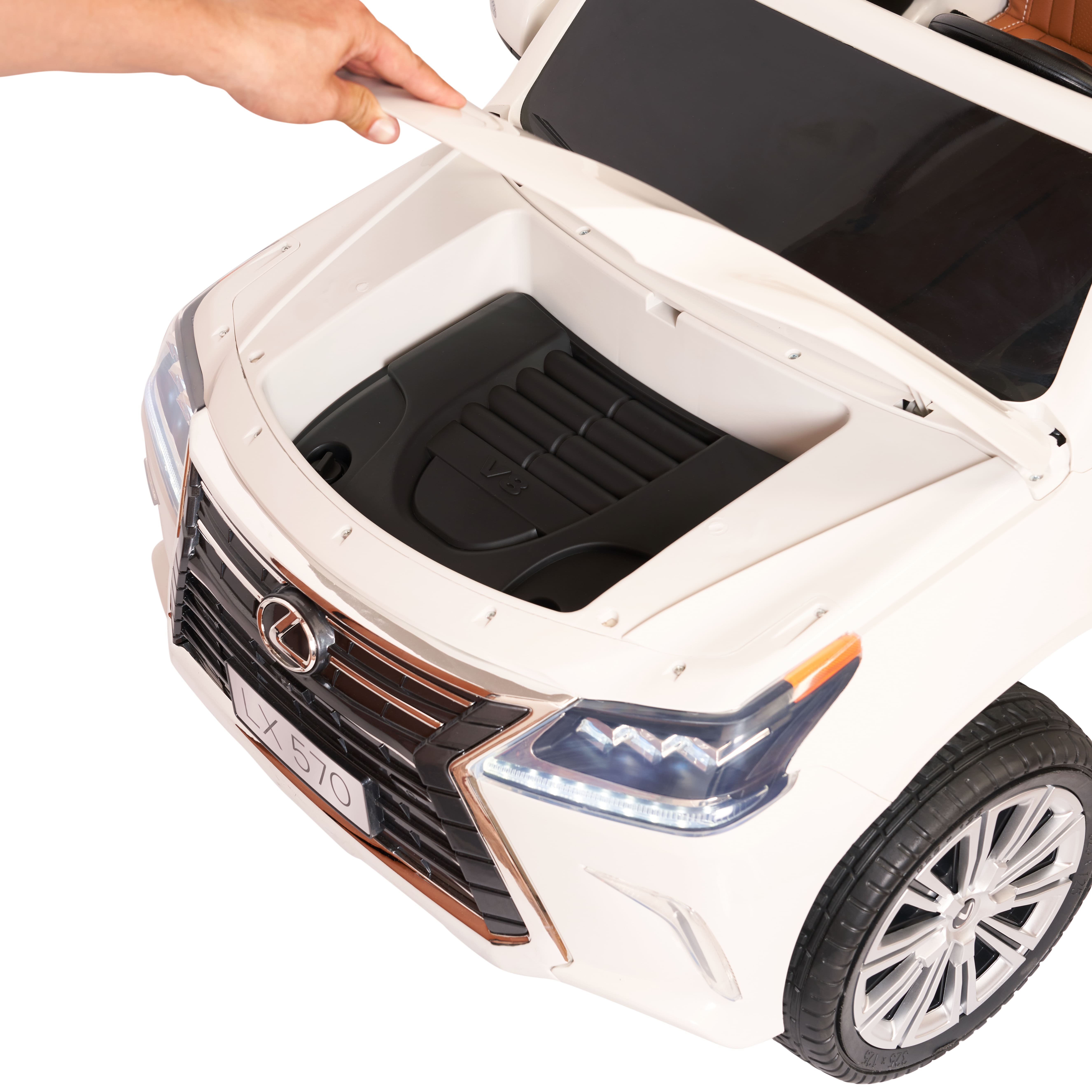 Электромобиль TOYLAND Lexus колеса EVA, ПОЛНЫЙ ПРИВОД С пультом ДУ - фото 7