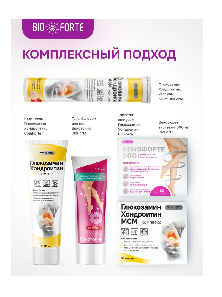 Витамины BioForte Венофорте 1000 Диосмин+Гесперидин - фото 4