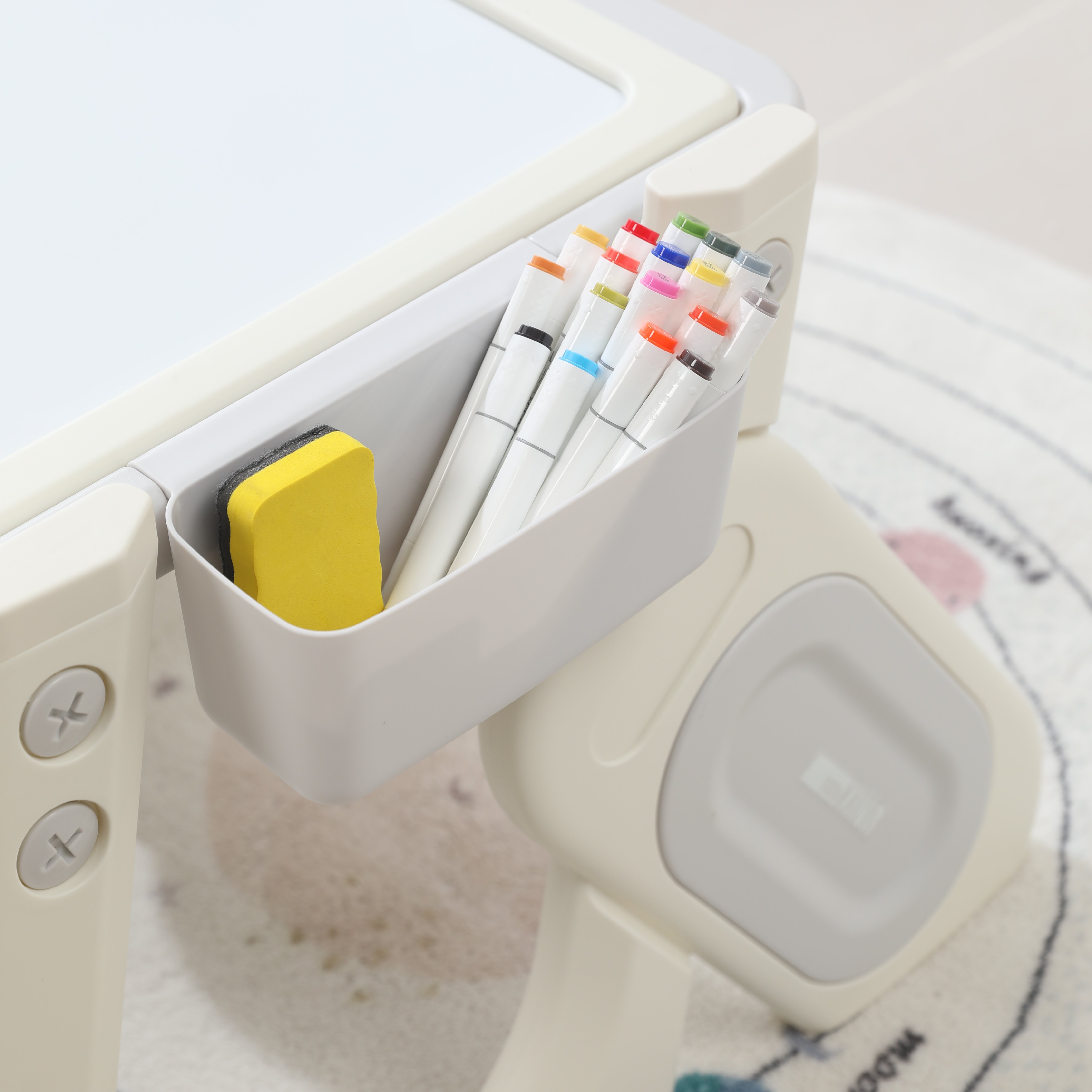Стульчик для кормления UNIX Kids Cloud (3 in 1) Grey серый - фото 18