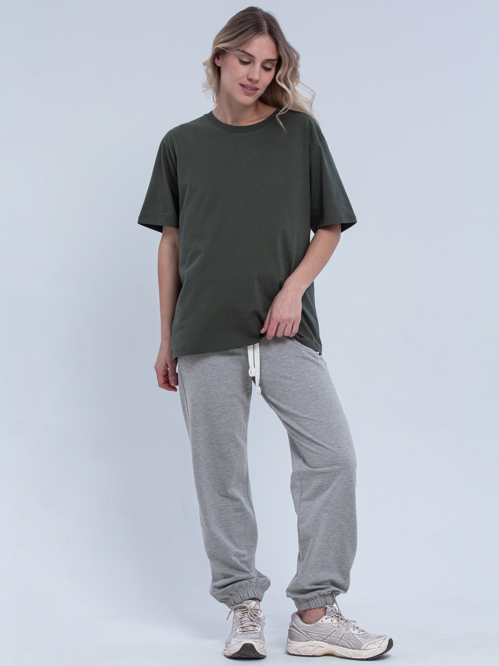 Брюки Frutto Rosso FRWS4B12/Серый меланж - фото 3
