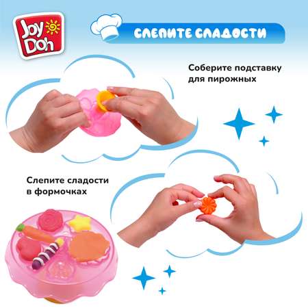 Масса для лепки Joy-Doh Магазин сладостей 4 цв.