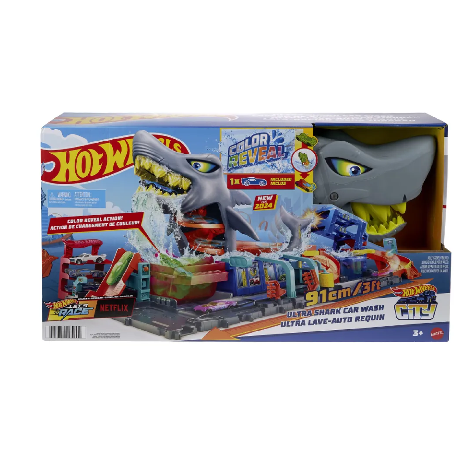 Автомойка Hot Wheels Shark HTN82 - фото 8