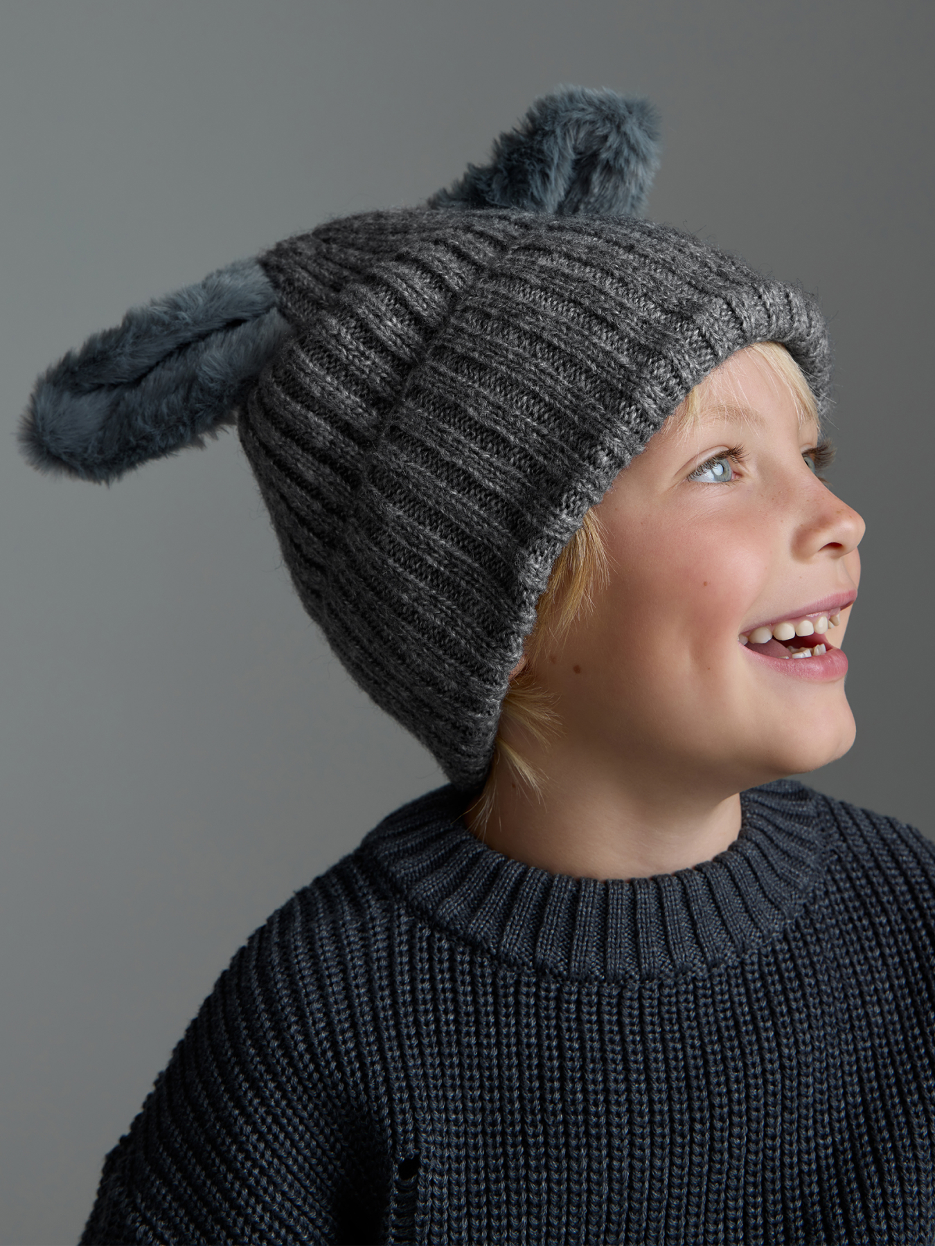 Шапка Happy Baby 89154-0_grey - фото 1