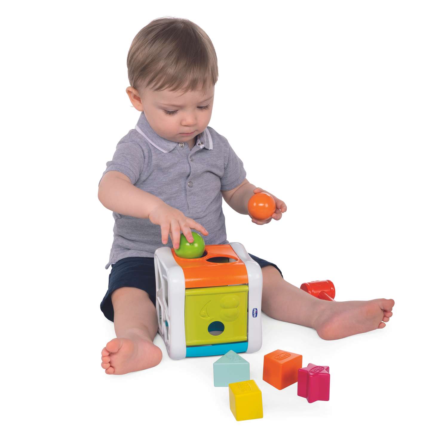 Игрушка Chicco сортер Кубик - фото 8