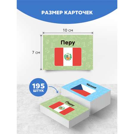 Карточки Выручалкин флаги страны и столицы