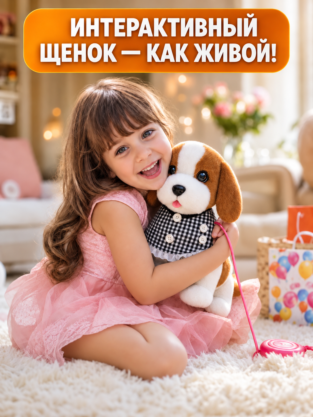 Мягкая игрушка FAVORITSTAR DESIGN Бигль - фото 12