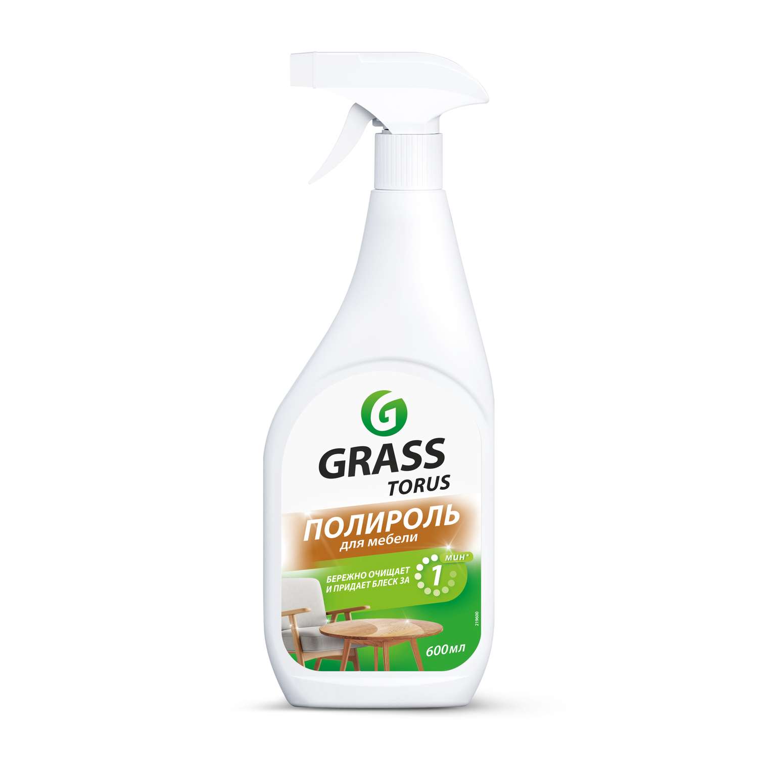 Очиститель GraSS полироль для мебели Torus 600мл - фото 1