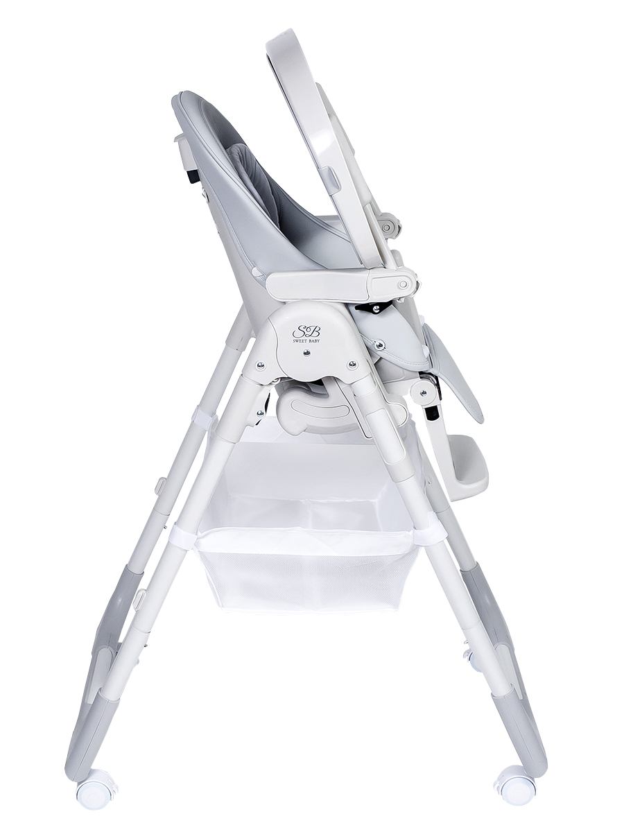 Стульчик для кормления Sweet Baby City Light Grey серый - фото 20