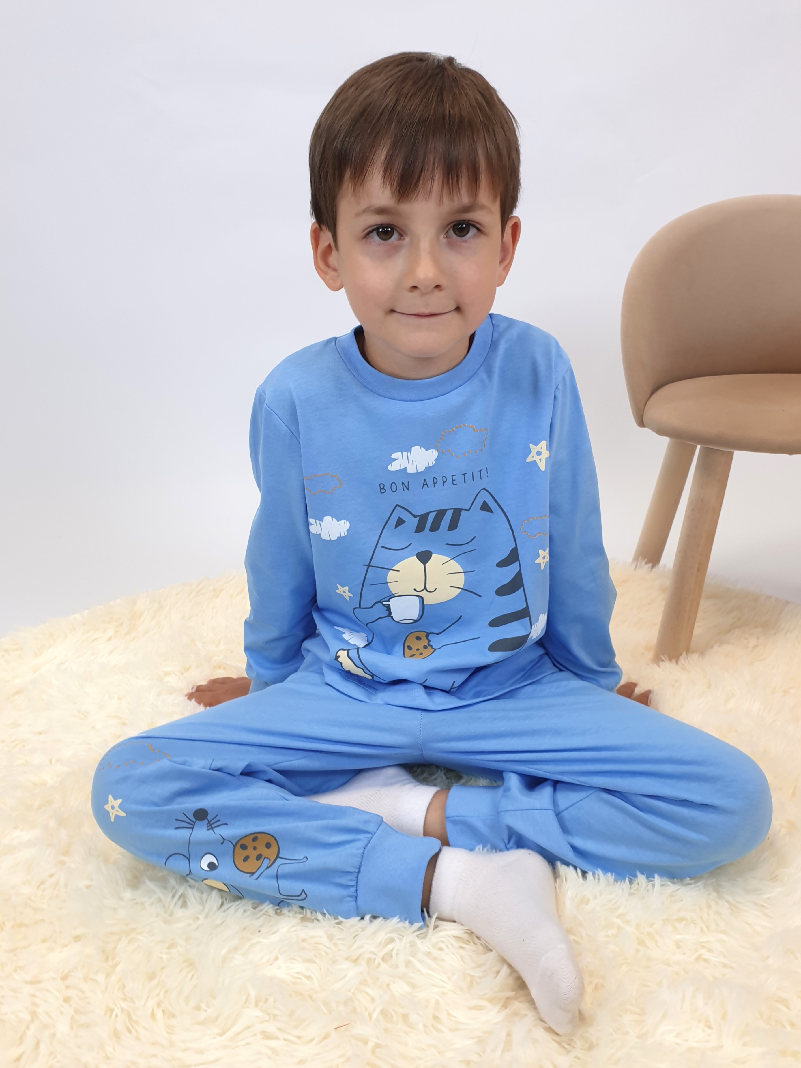 Пижама Luneva 8-67-4. - фото 4