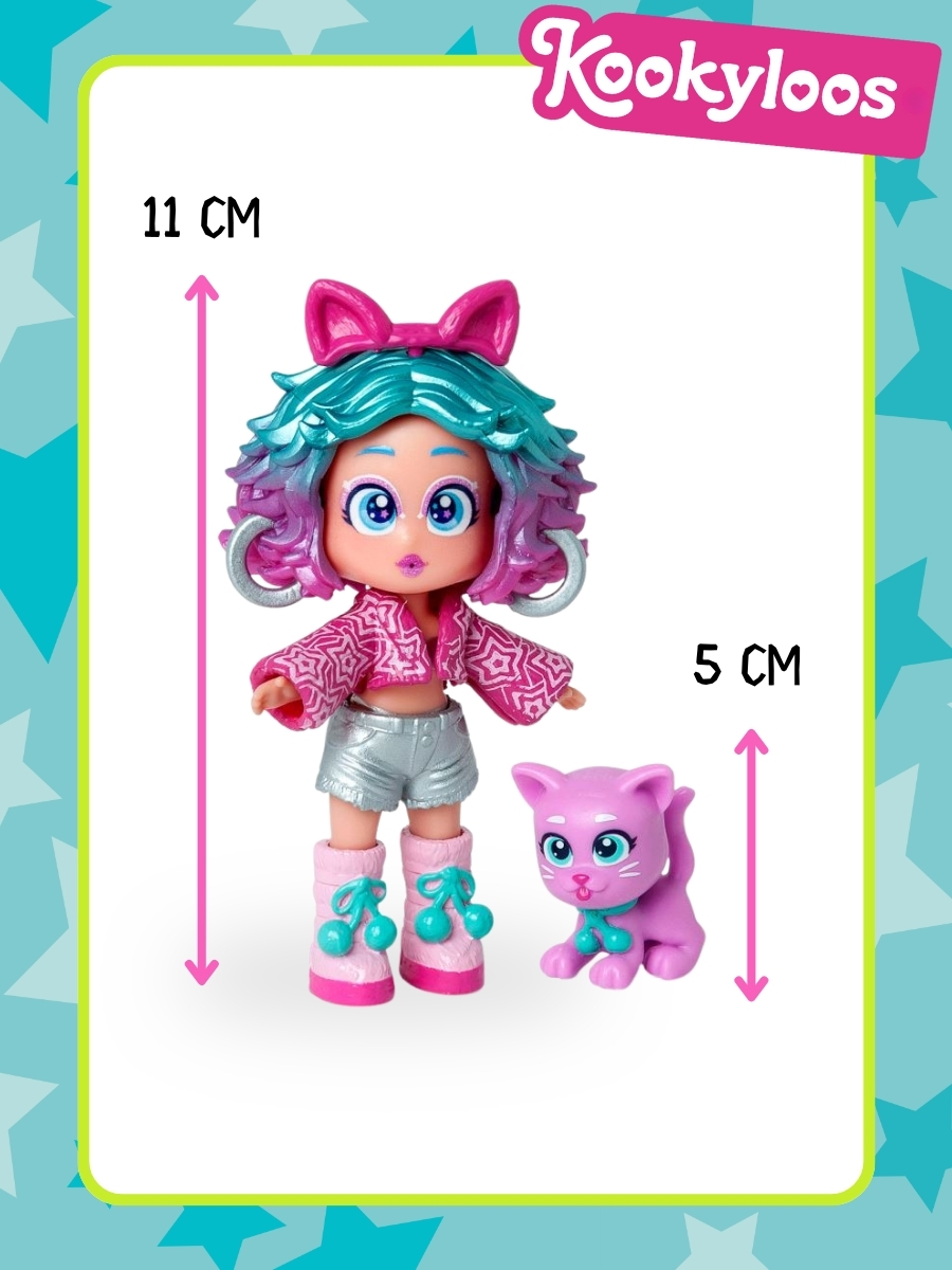 Кукла мини Kookyloos KATIE и питомец KL2405 - фото 5