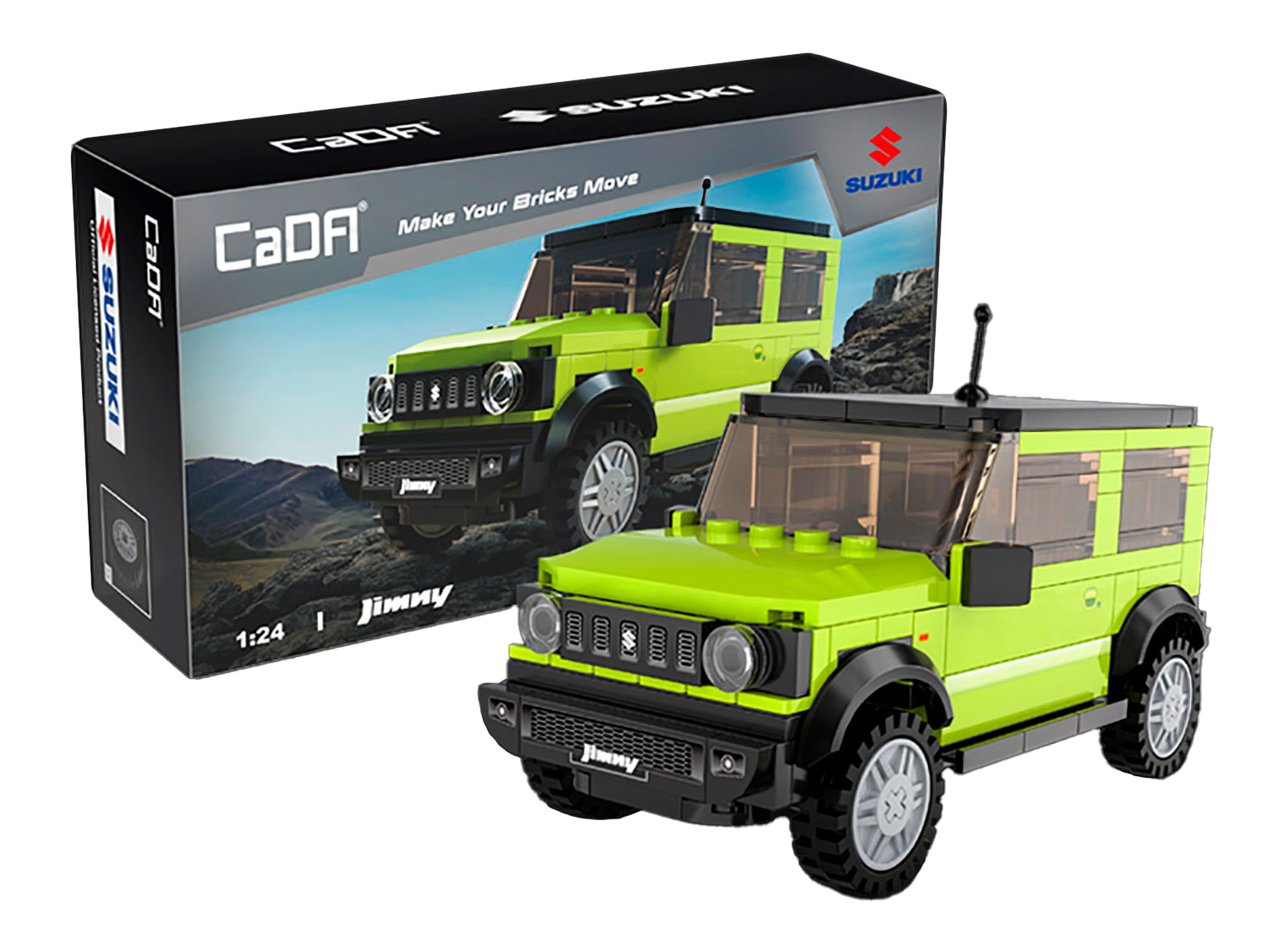 Конструктор CaDa Suzuki Jimny 192 дет. - фото 3