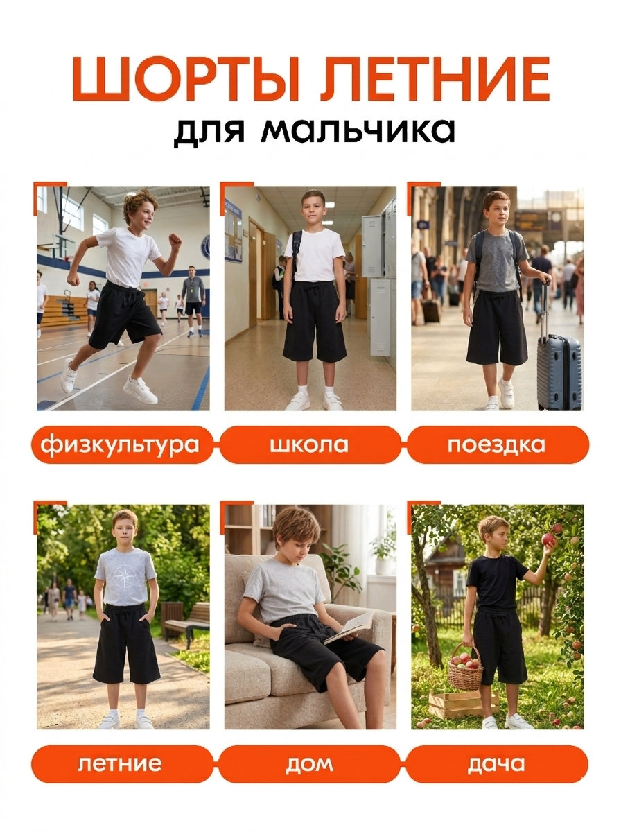 Шорты N.O.A. 11517 - фото 5