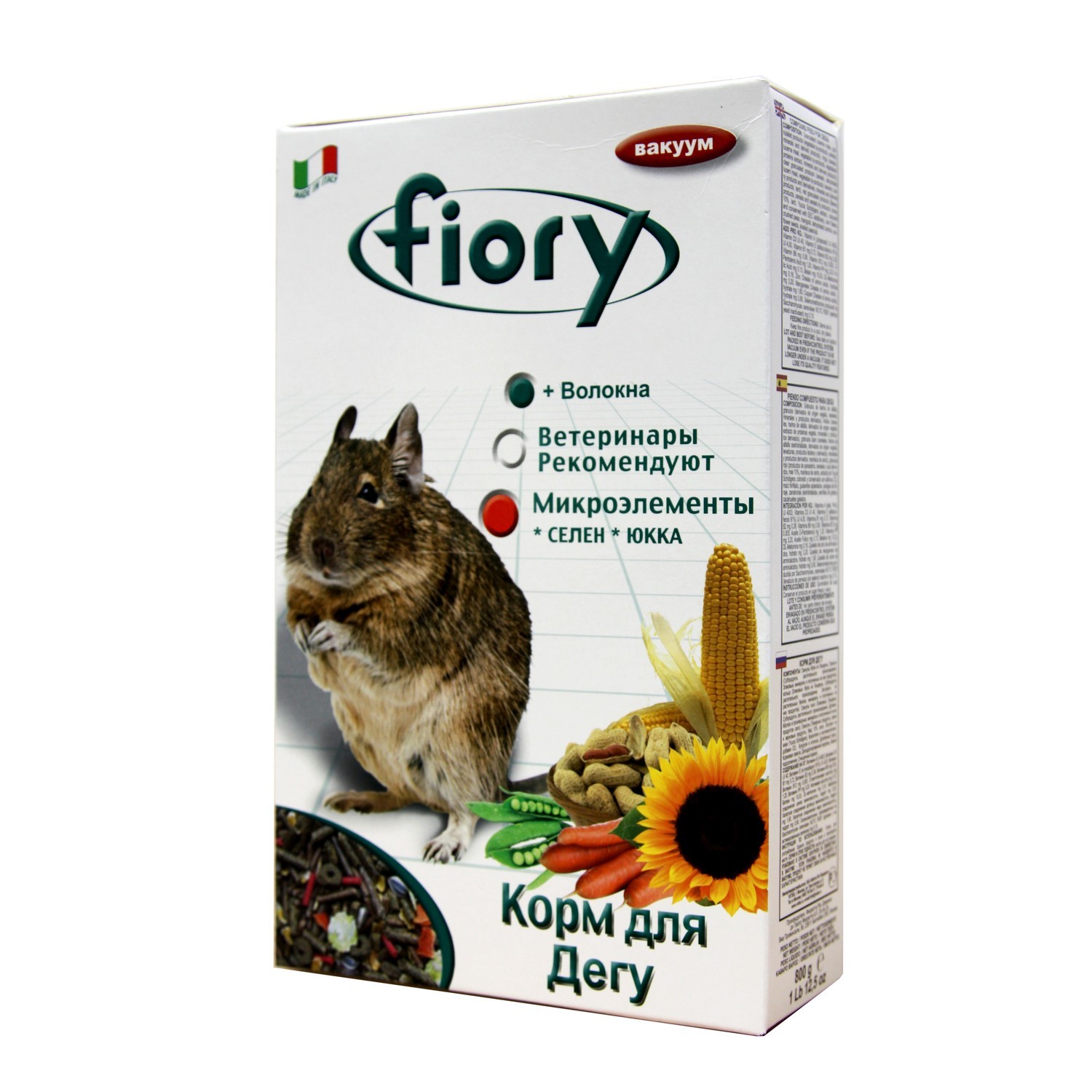 Корм для дегу Fiory Deggy 800г - фото 2