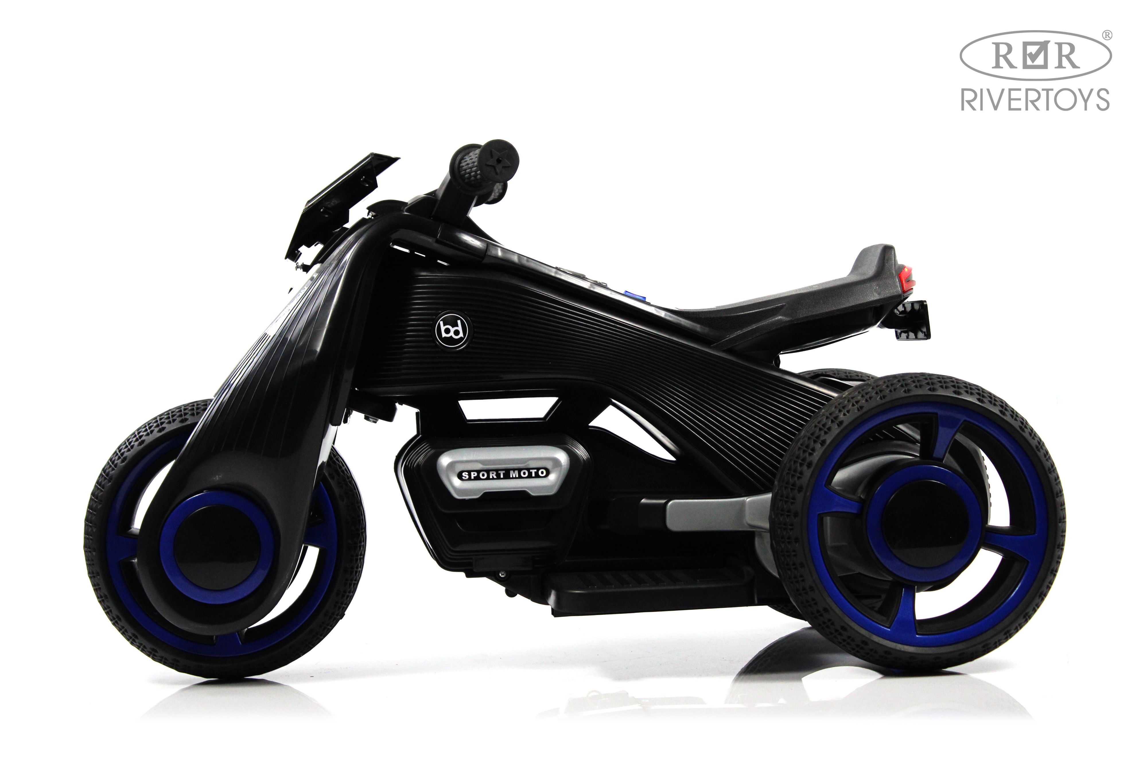 Электромобиль RIVERTOYS K333PX-BLACK - фото 15