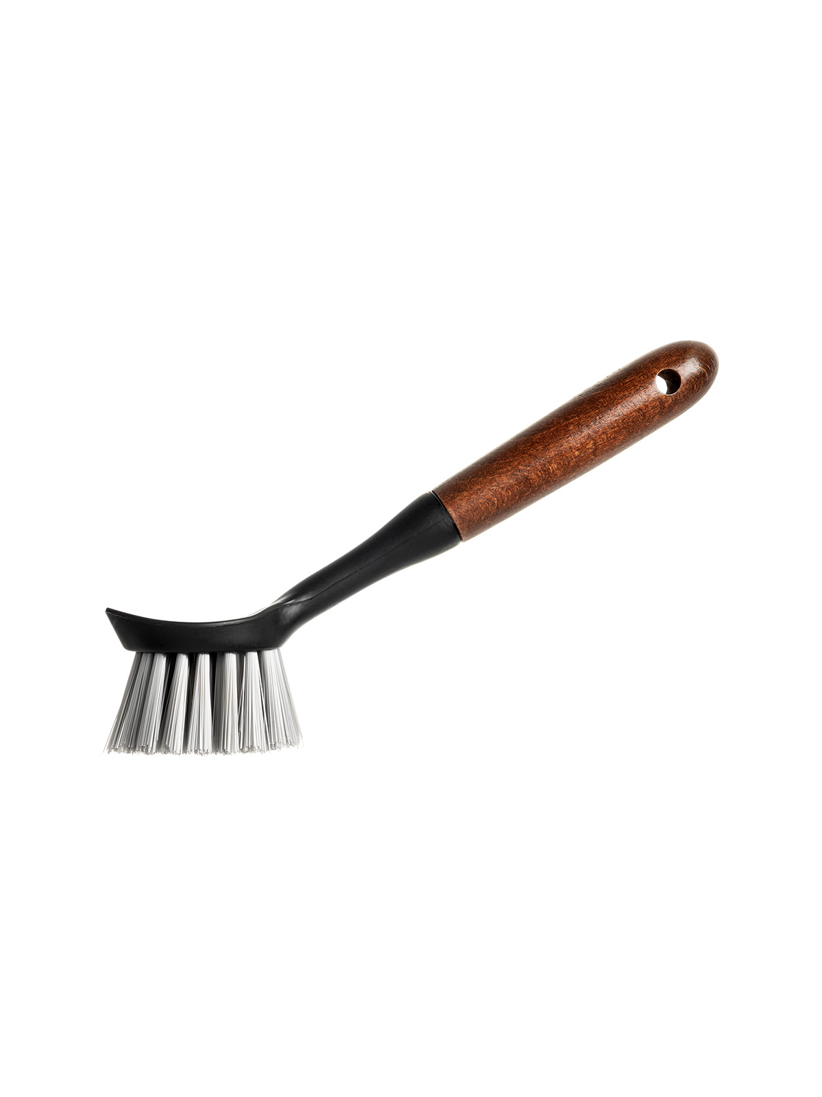 Щётка для мытья посуды DeNASTIA Dark wood 22x4,5x7 см ручка из бука L000045 - фото 6