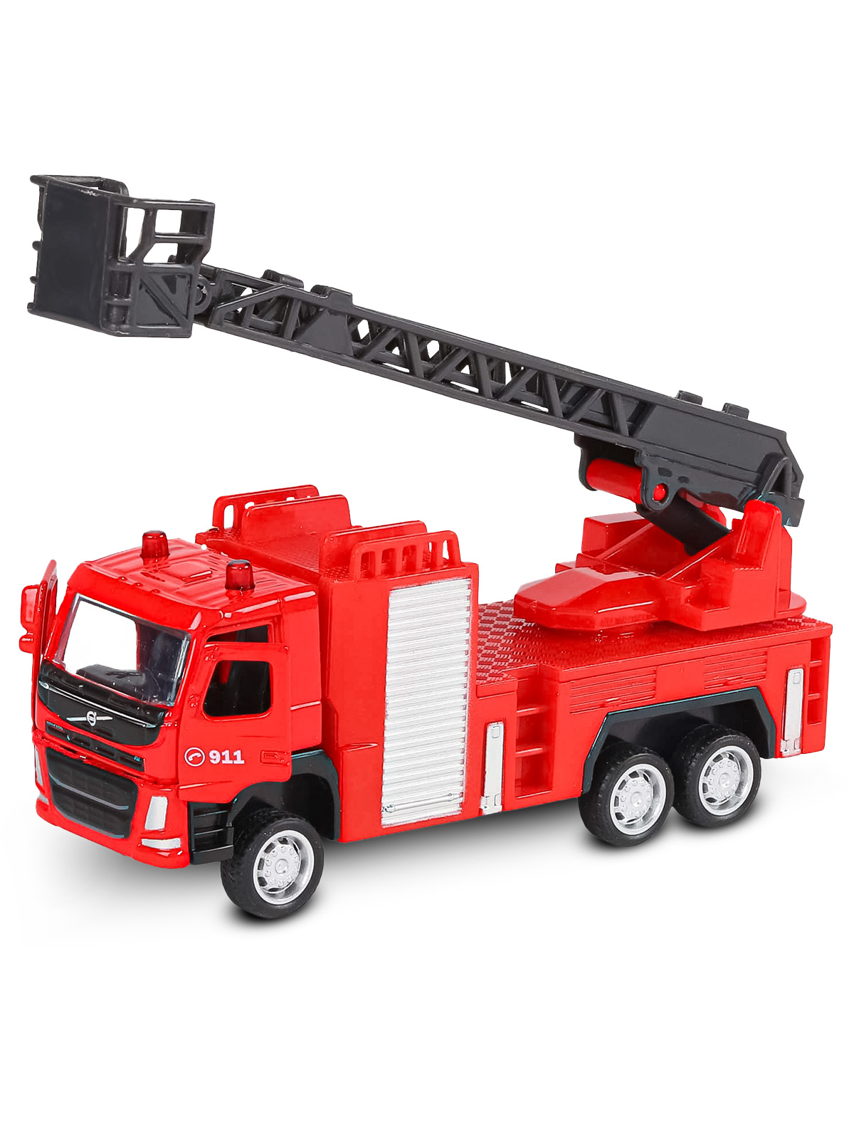 Пожарная машина АВТОпанорама Volvo FM Пожарная служба 1:72 JB1251450 - фото 11