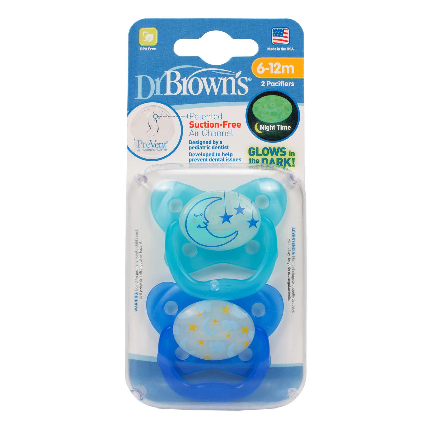 Пустышка Dr Browns от 6 мес. 2 шт. в ассортименте - фото 6
