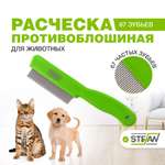 Расческа для животных Stefan противоблошиная 67 зубьев