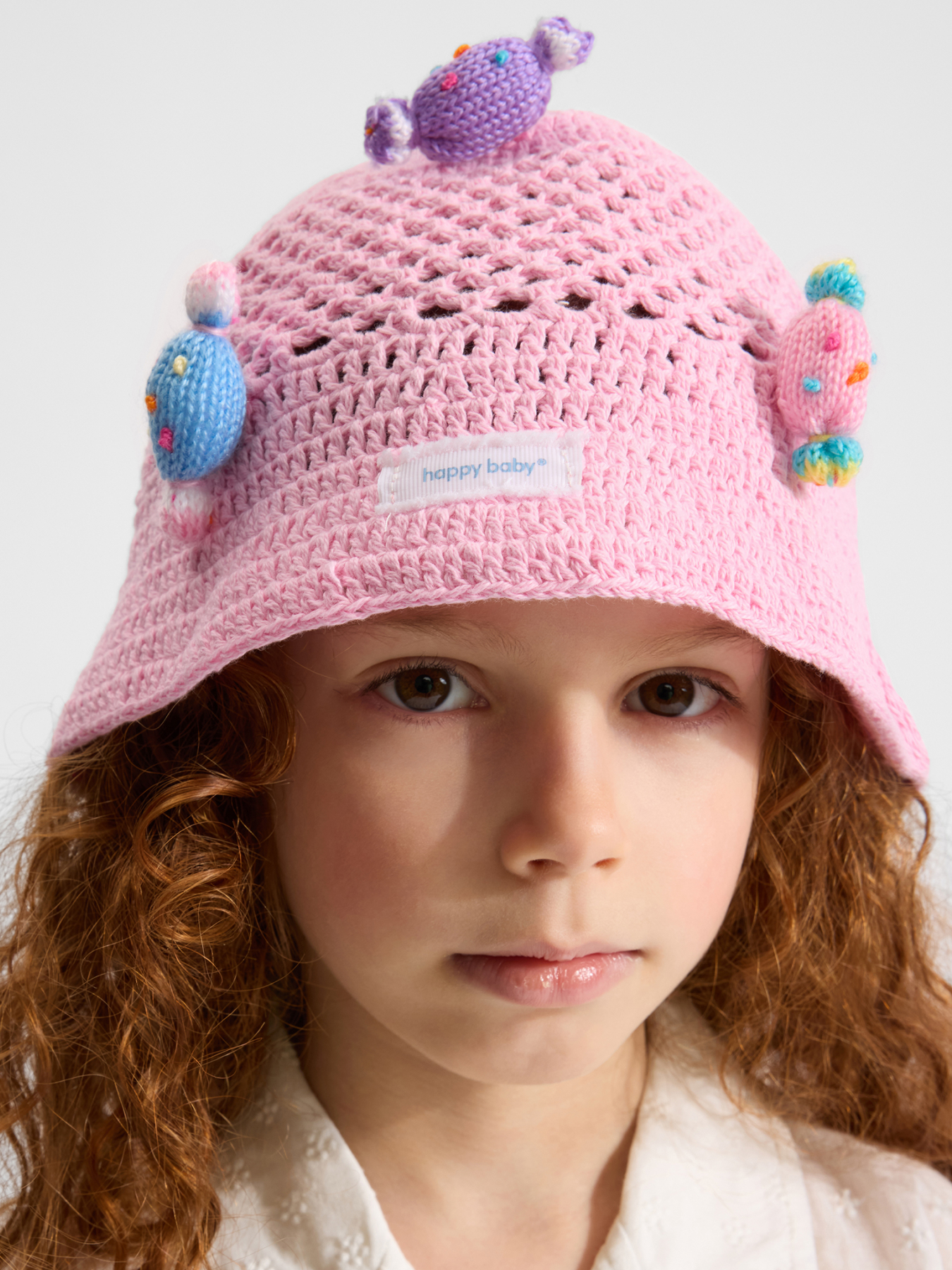 Панама Happy Baby 88597-0_pink - фото 1