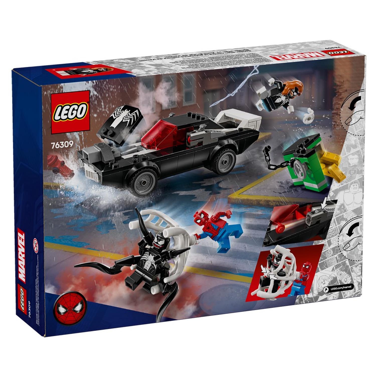 Конструктор LEGO Marvel Super Heroes Человека-Паук против Венома блочный - фото 11