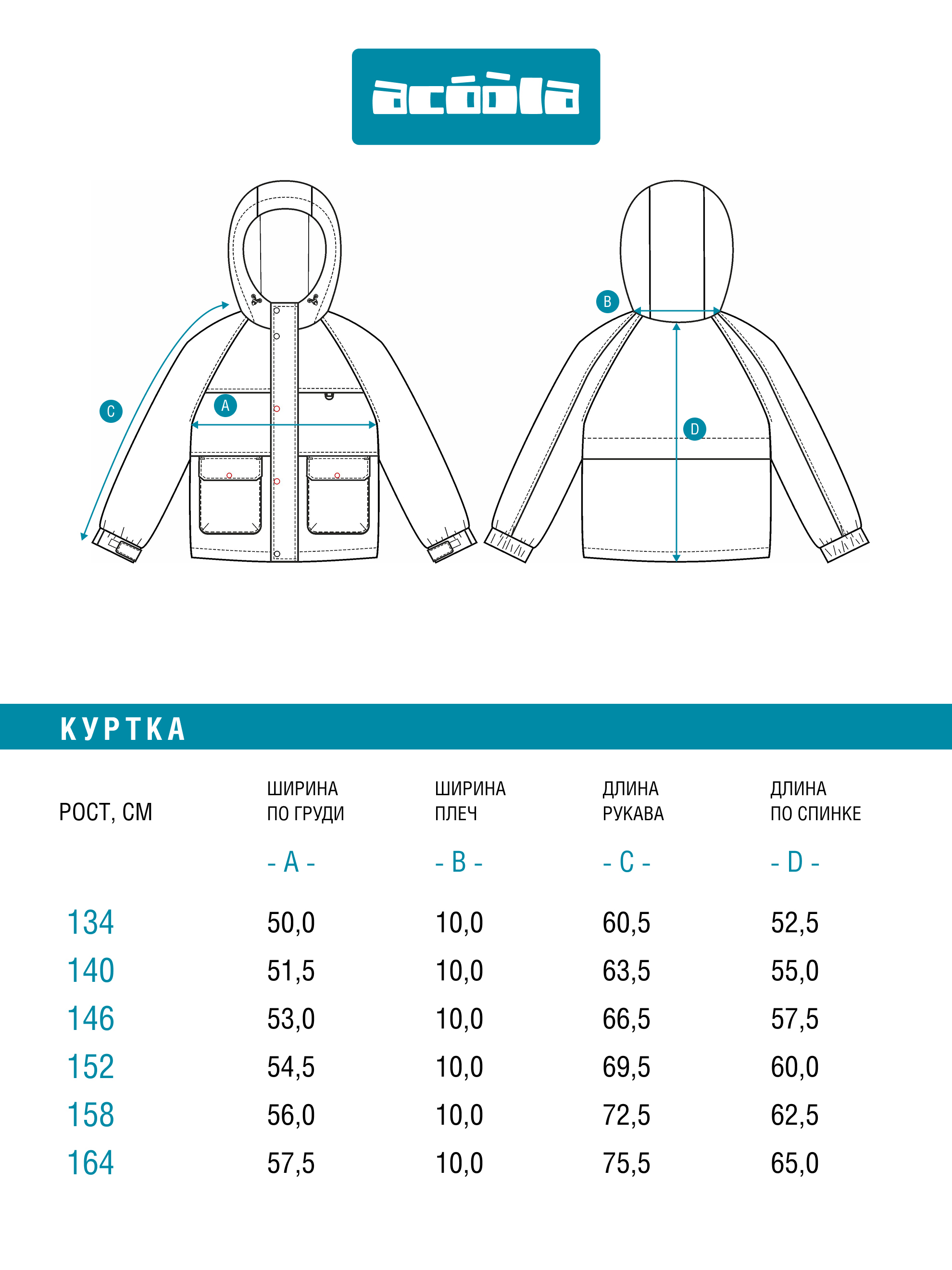 Куртка Acoola 20110130316_0095397 - фото 10