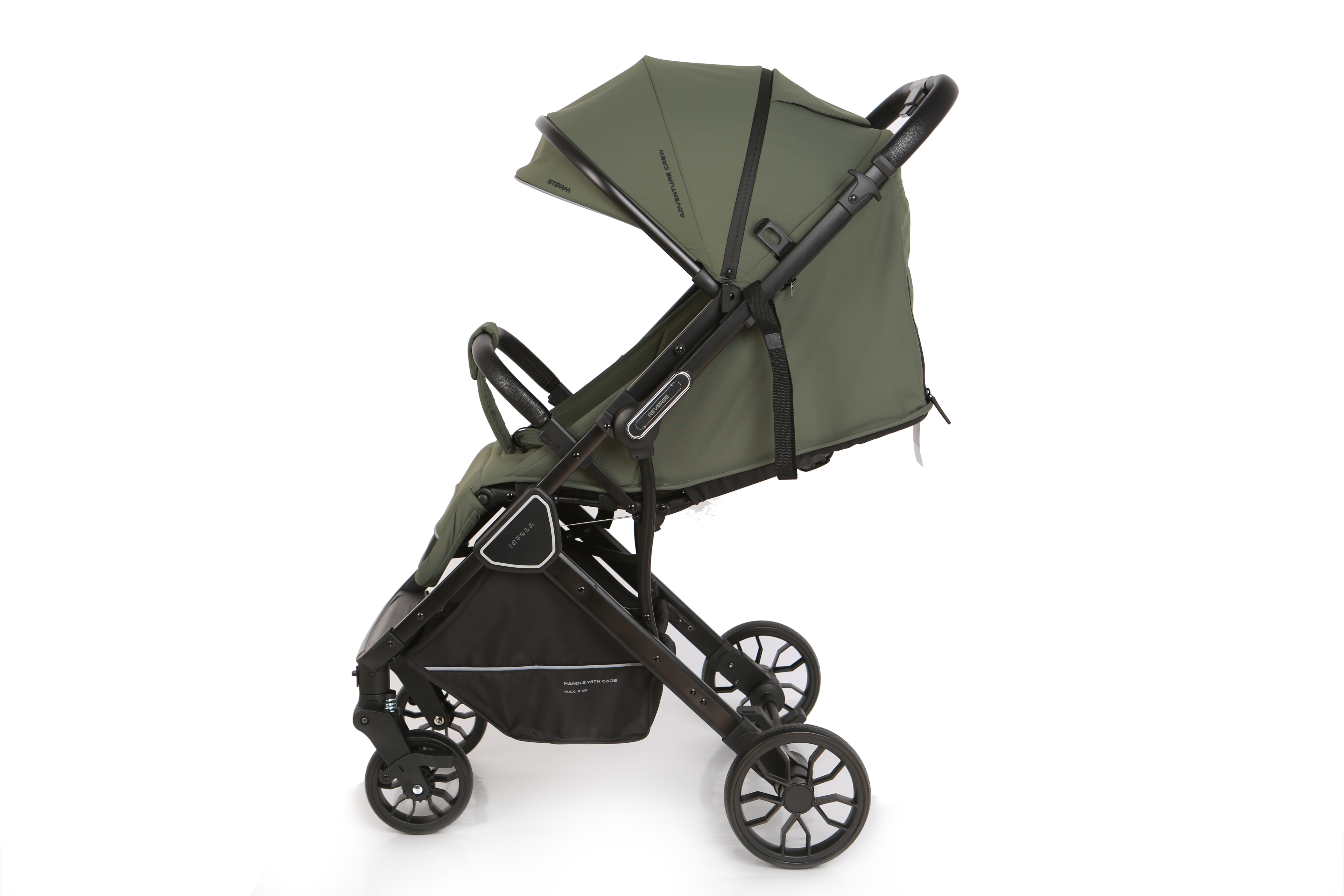 Коляска прогулочная JOVOLA Storm, зеленый - фото 3