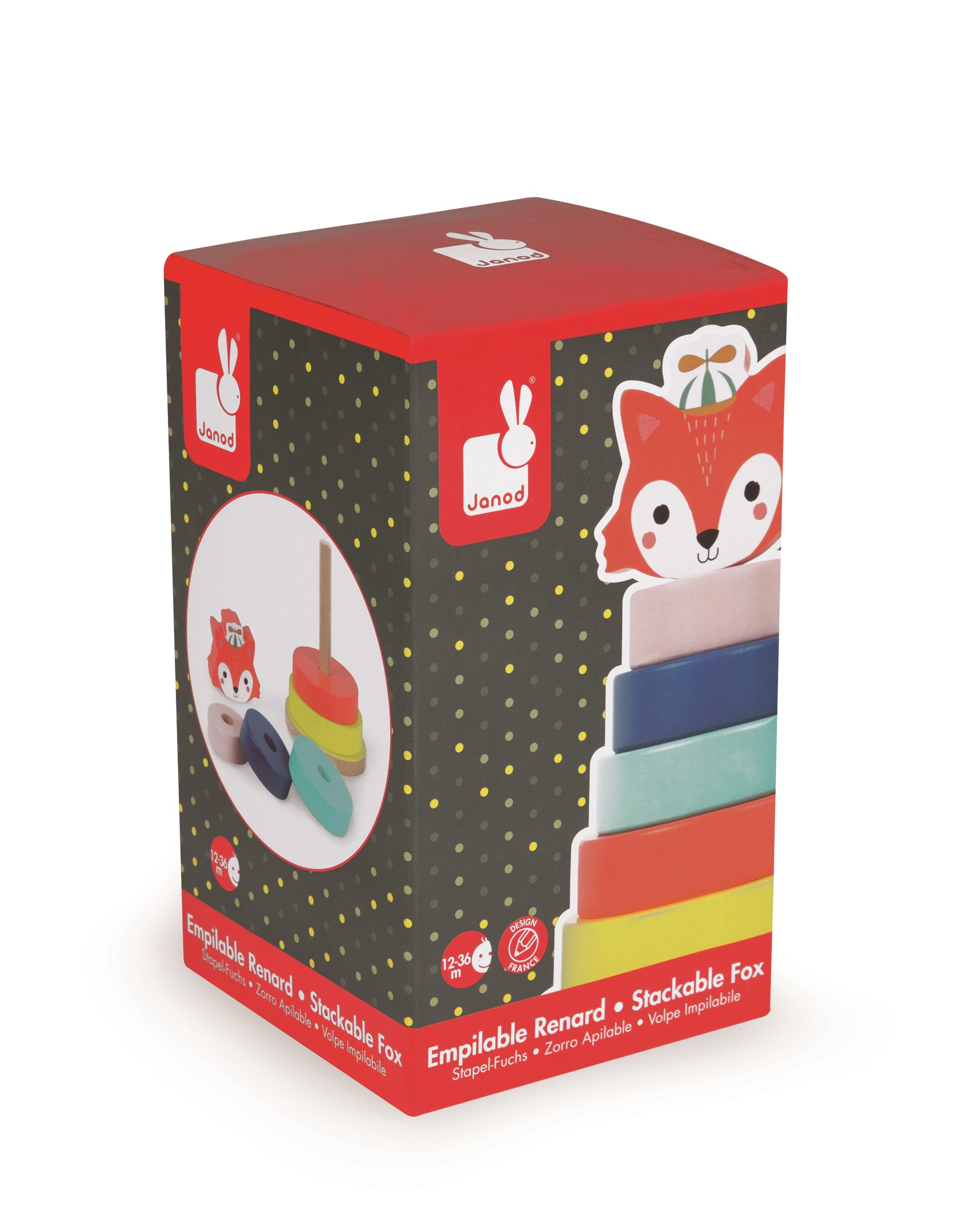 Игрушка Janod пирамидка - фото 8