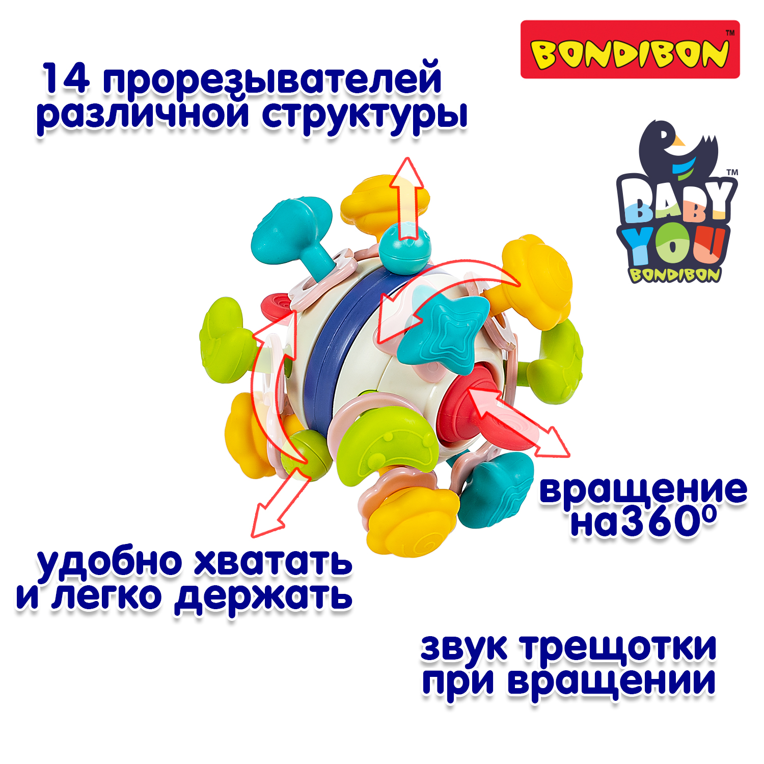 Игрушка Bondibon погремушка Луноход - фото 2