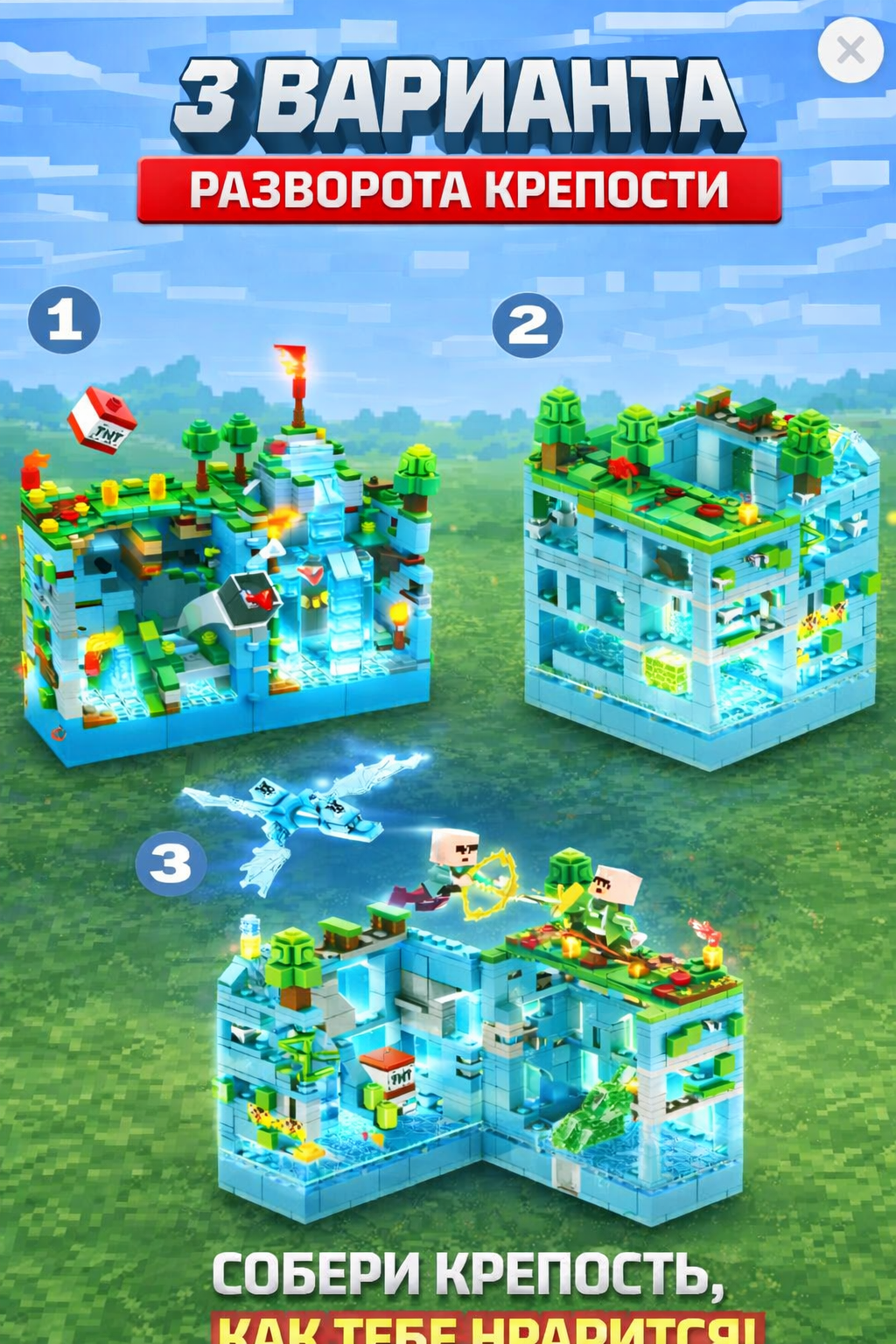 Конструктор BalaToys Mimccraft 503 дет. - фото 4