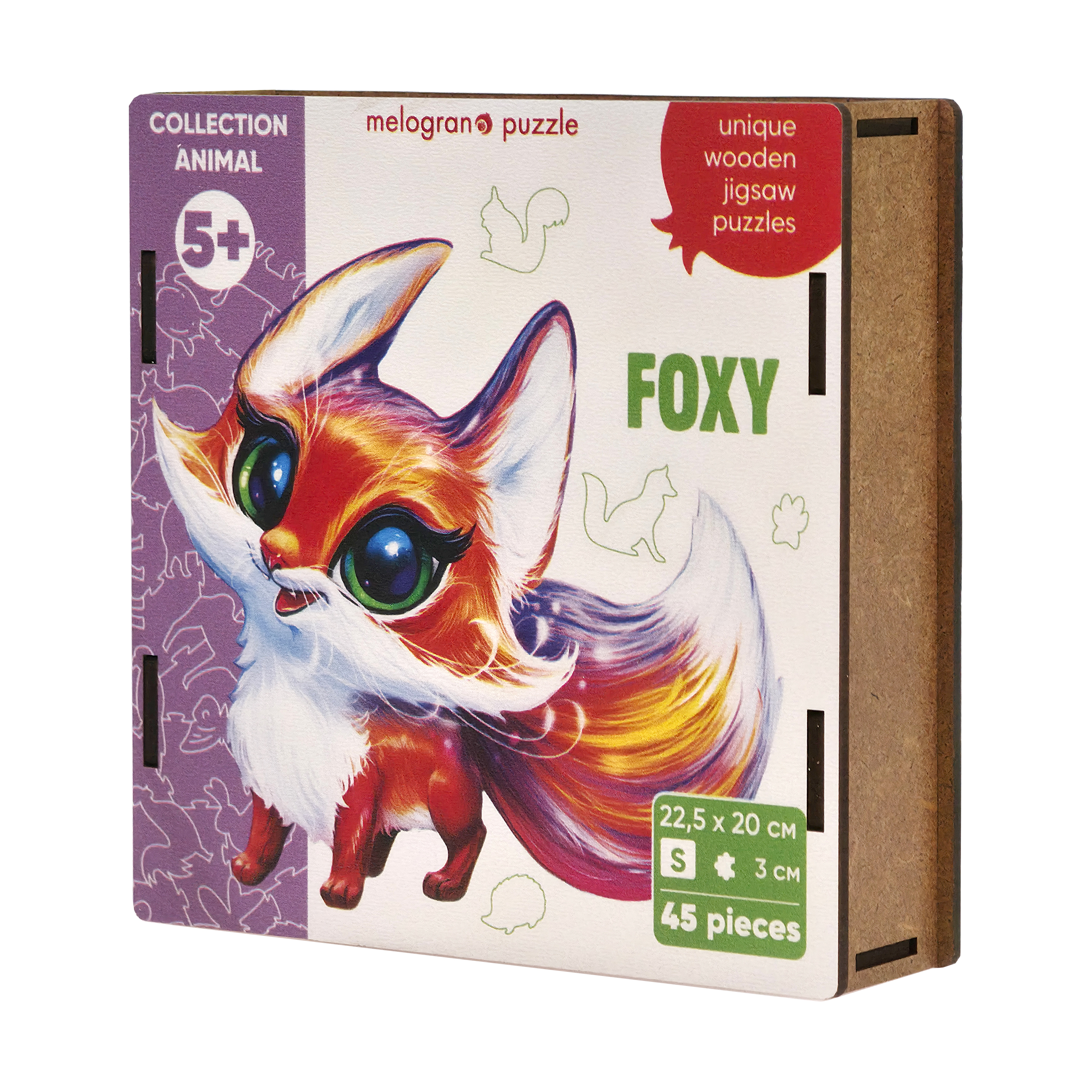 Пазл Melograno puzzle деревянный - фото 3