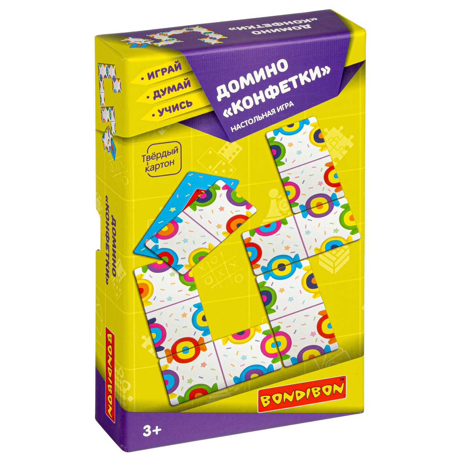 Настольная игра Bondibon развивающая домино Конфетки - фото 3