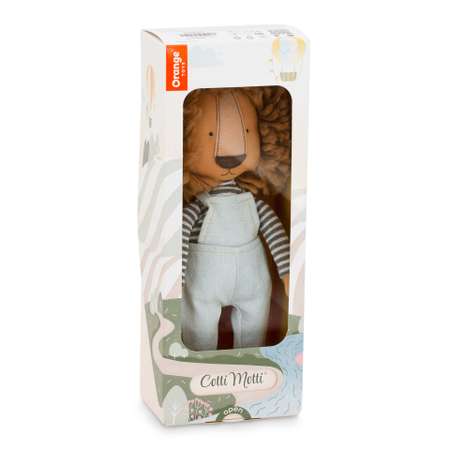 Игрушка Orange Toys Лев Саймон в джинсовом комбинезоне 30см CM05-21