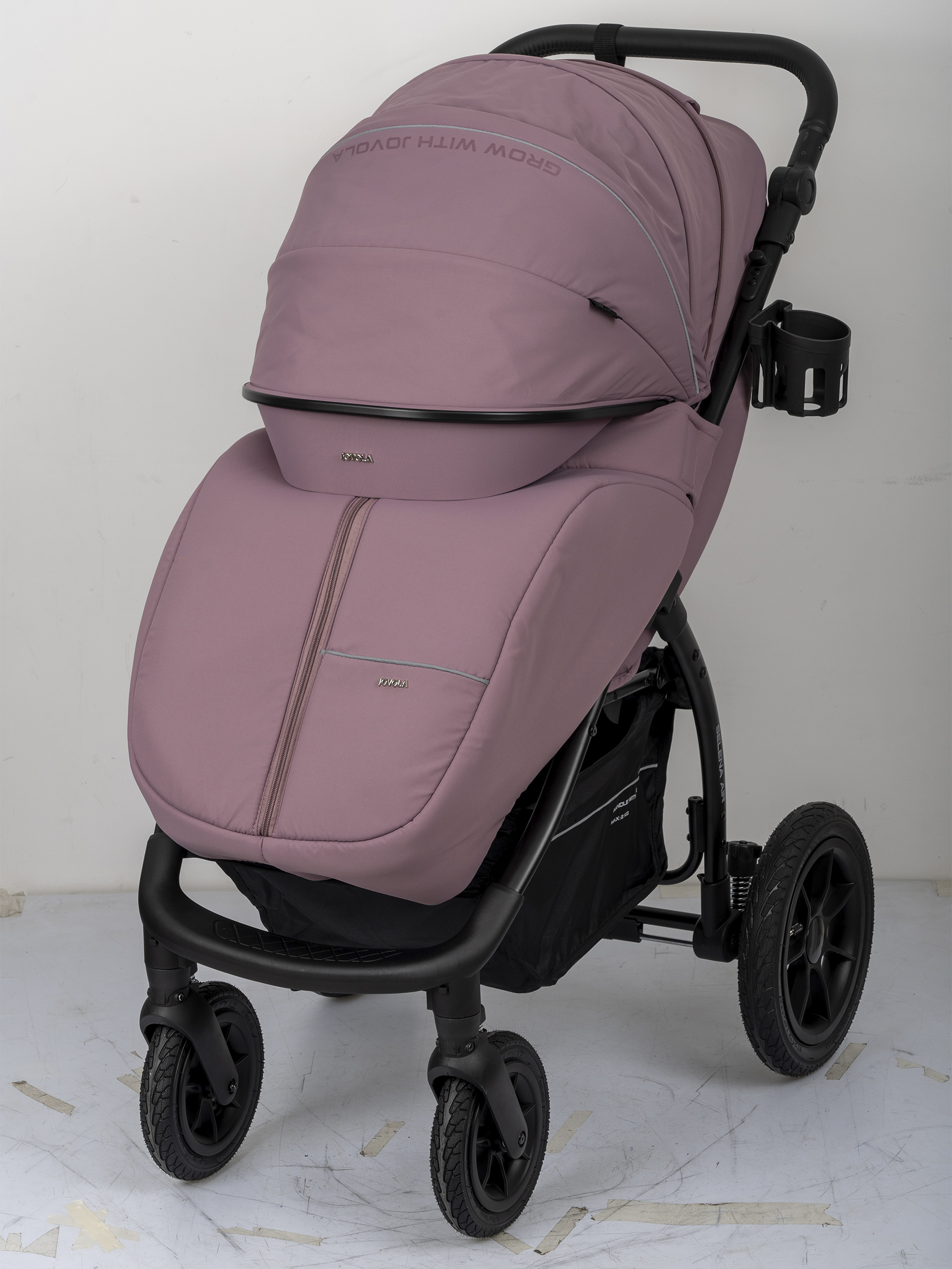 Коляска прогулочная JOVOLA Selena Air Plus розовый - фото 2