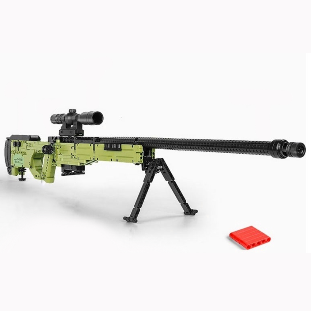 Конструктор Mould King Снайперская винтовка AWM блочный - фото 14