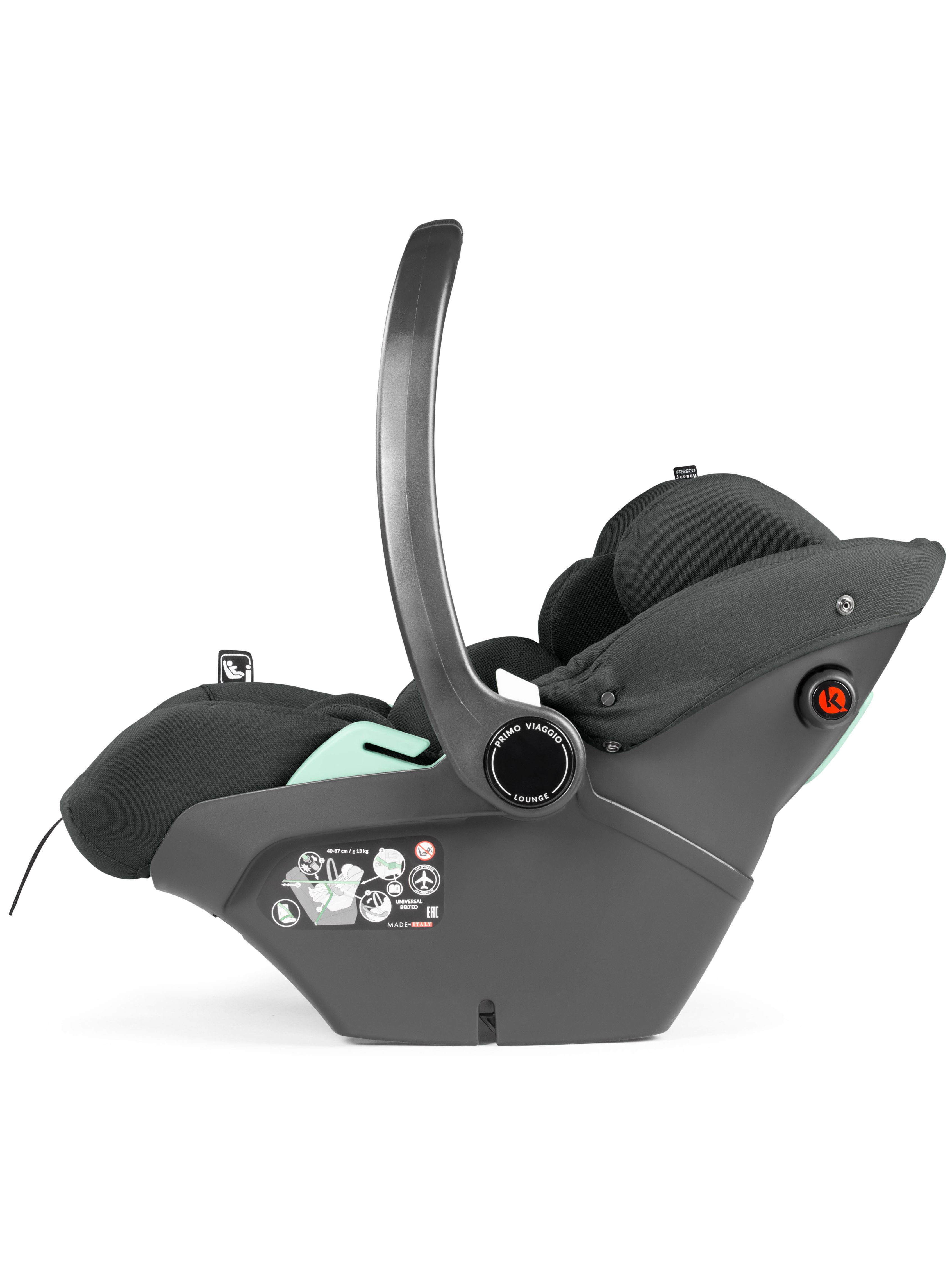 Автокресло Peg-Perego Lounge 0 (0 -13 кг) зеленый - фото 18