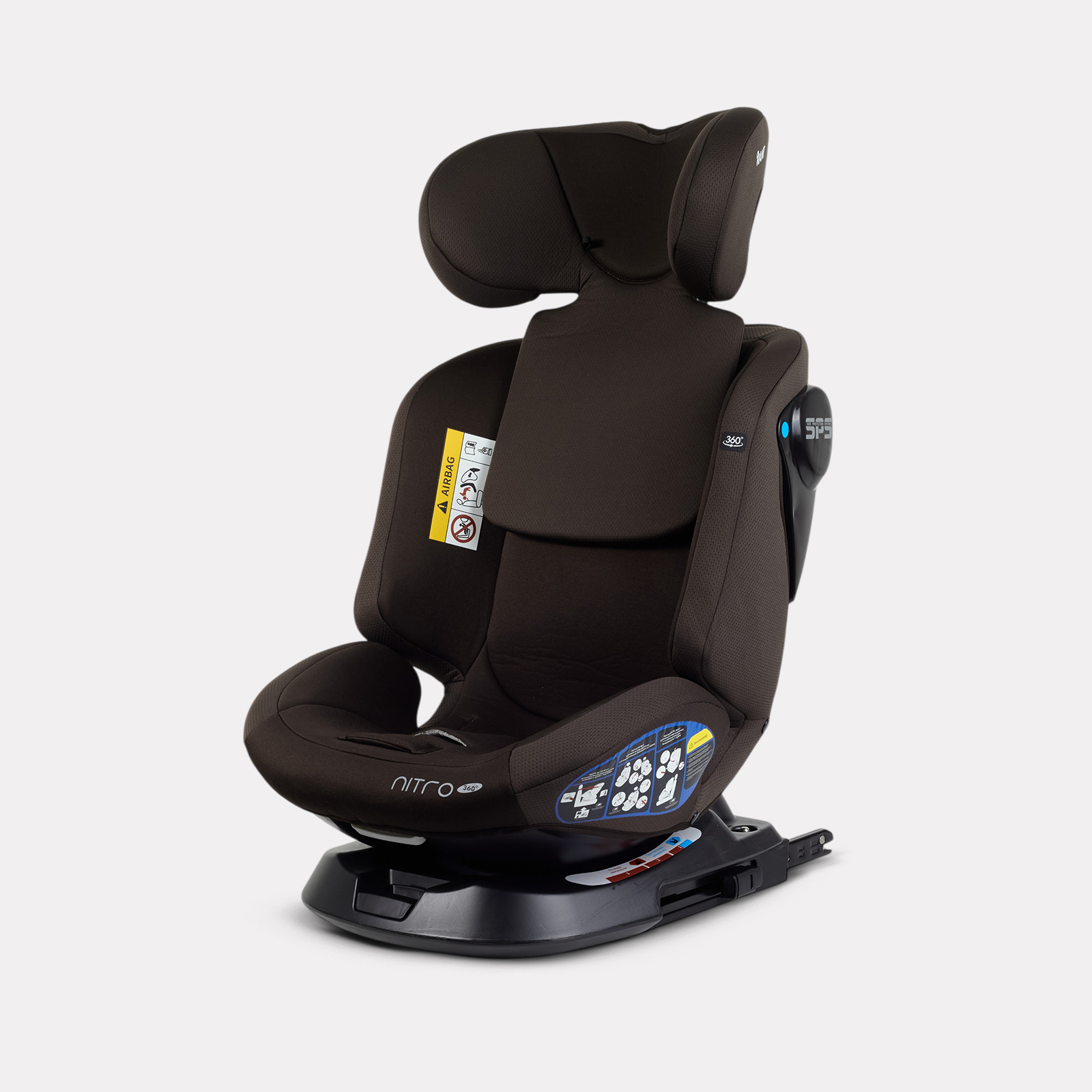 Автокресло Rant Nitro Isofix 0+/1/2/3 (0-36 кг) коричневый - фото 2