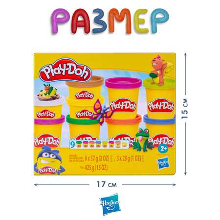 Масса для лепки Hasbro Play-Doh Лесные друзья 9 цв.