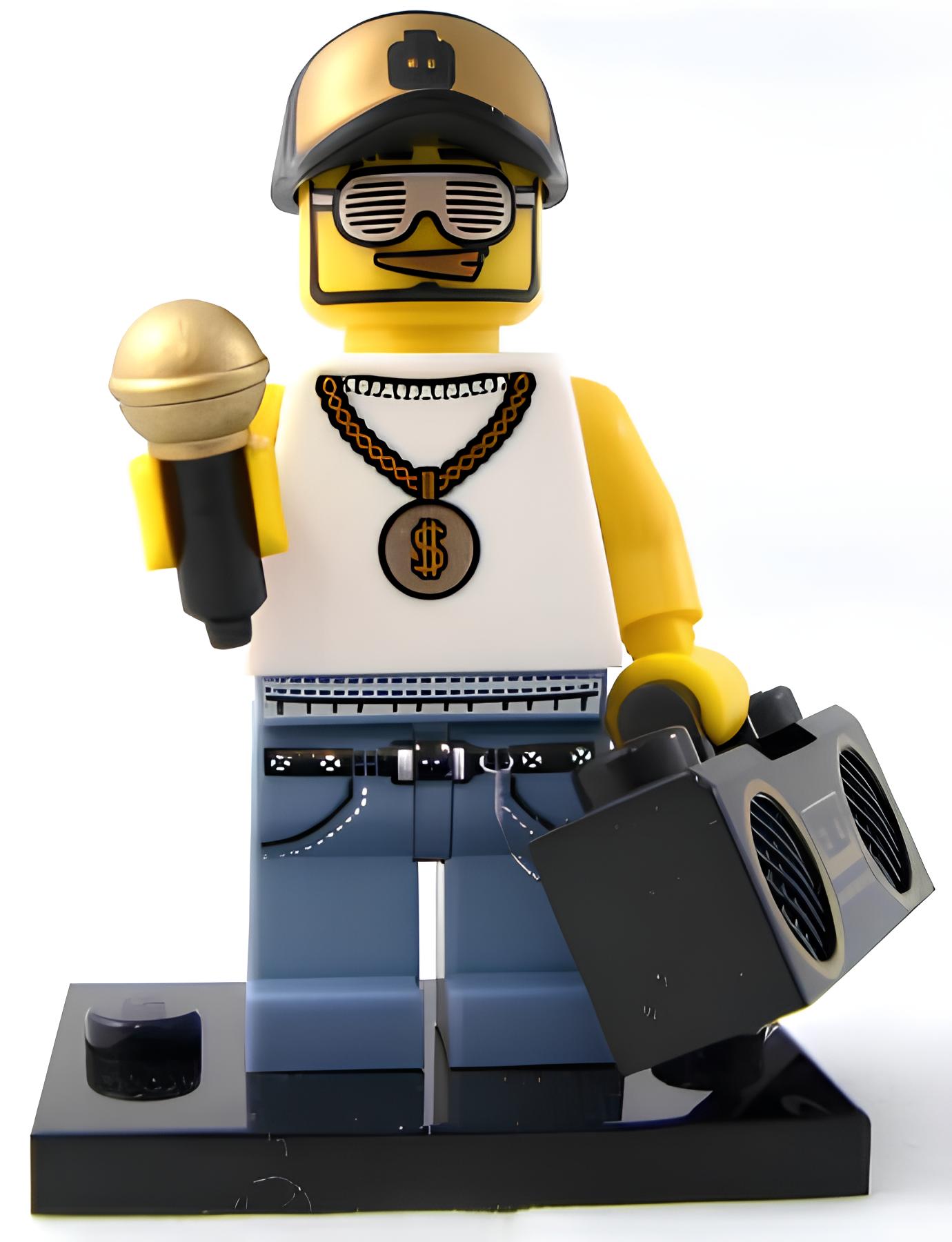 Фигурка LEGO Rapper col03-15 - фото 1