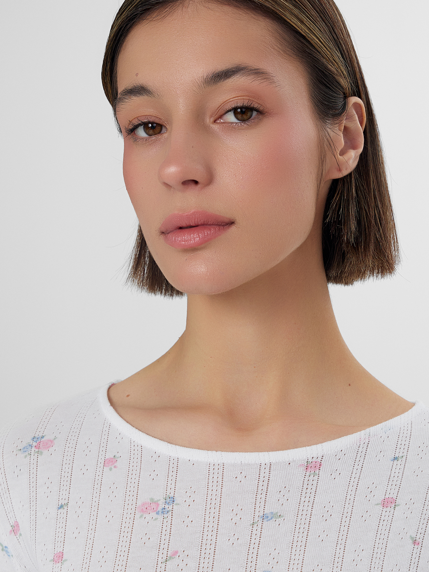 Сорочка ночная Mark Formelle (Марк Формэль) 572397/розы на белом - фото 3