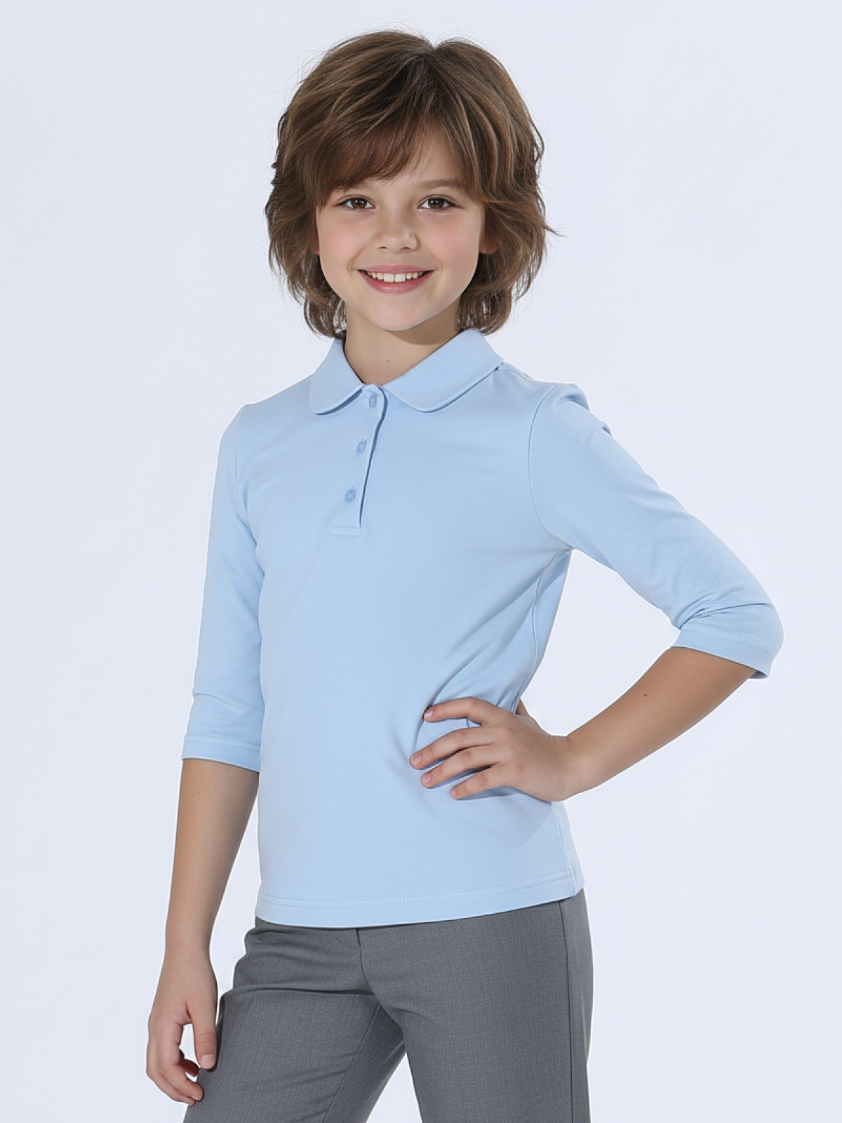 Поло Ladno 240голубой - фото 1