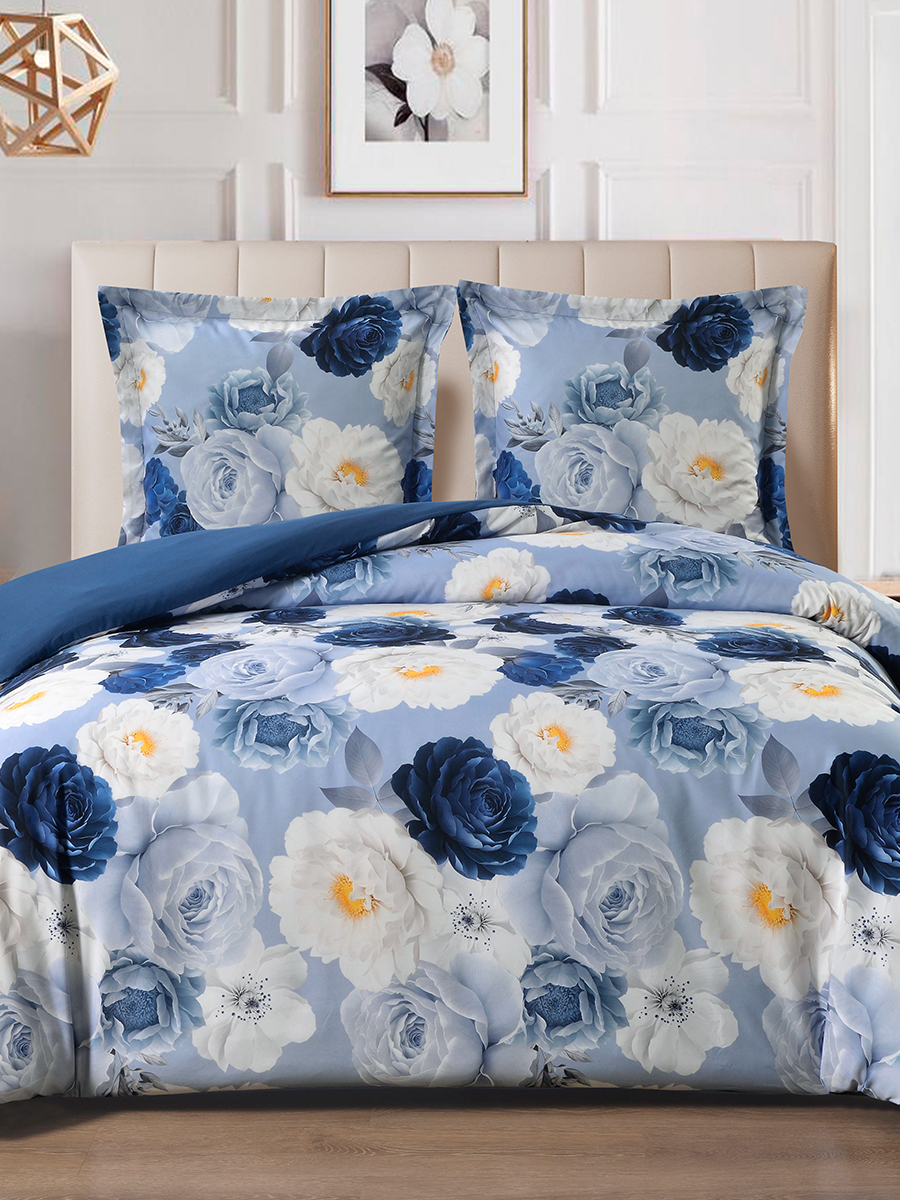 Комплект постельного белья MCotton Норина евро 4 предм. - фото 1