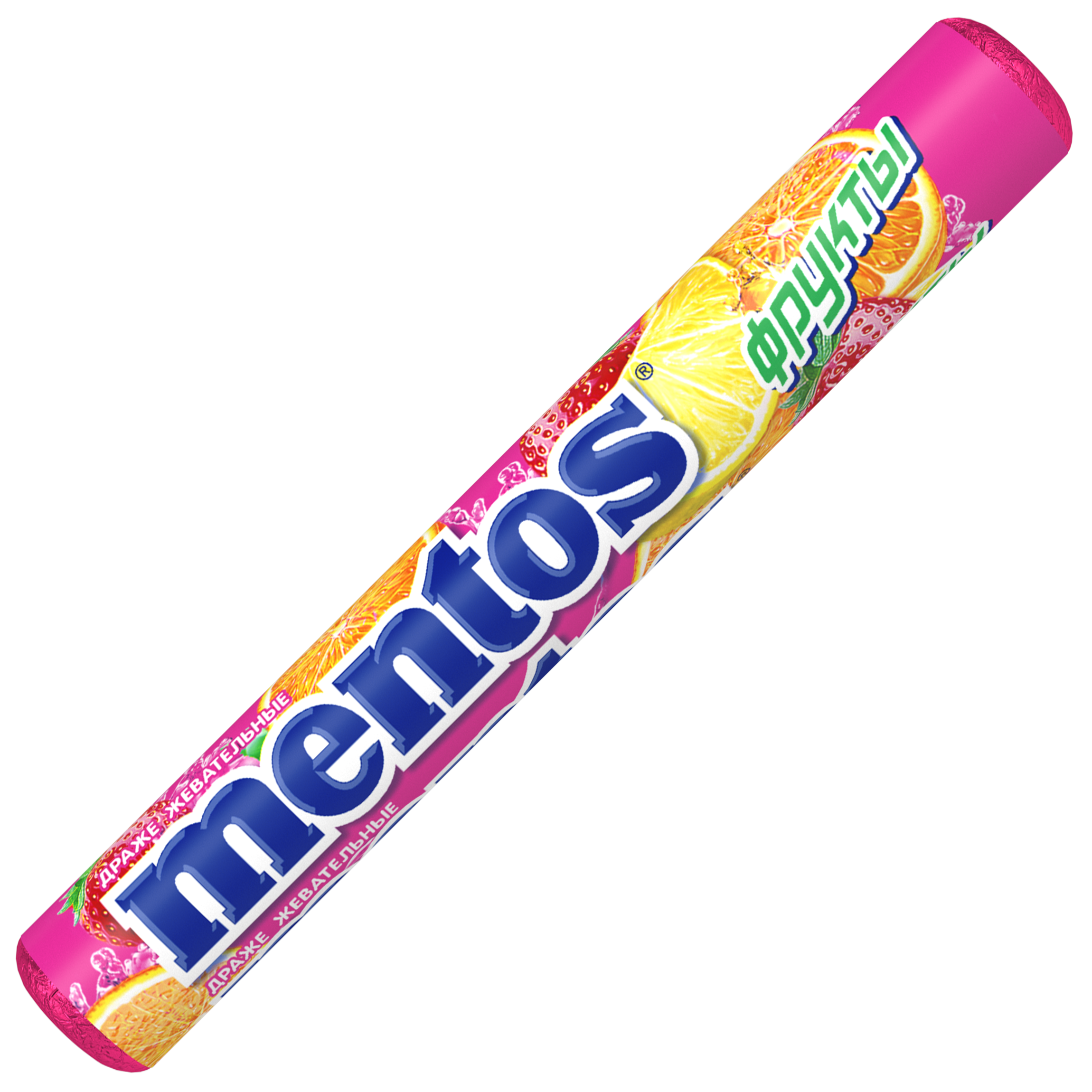 Драже жевательные Ментос фрукты 37.5г - фото 2