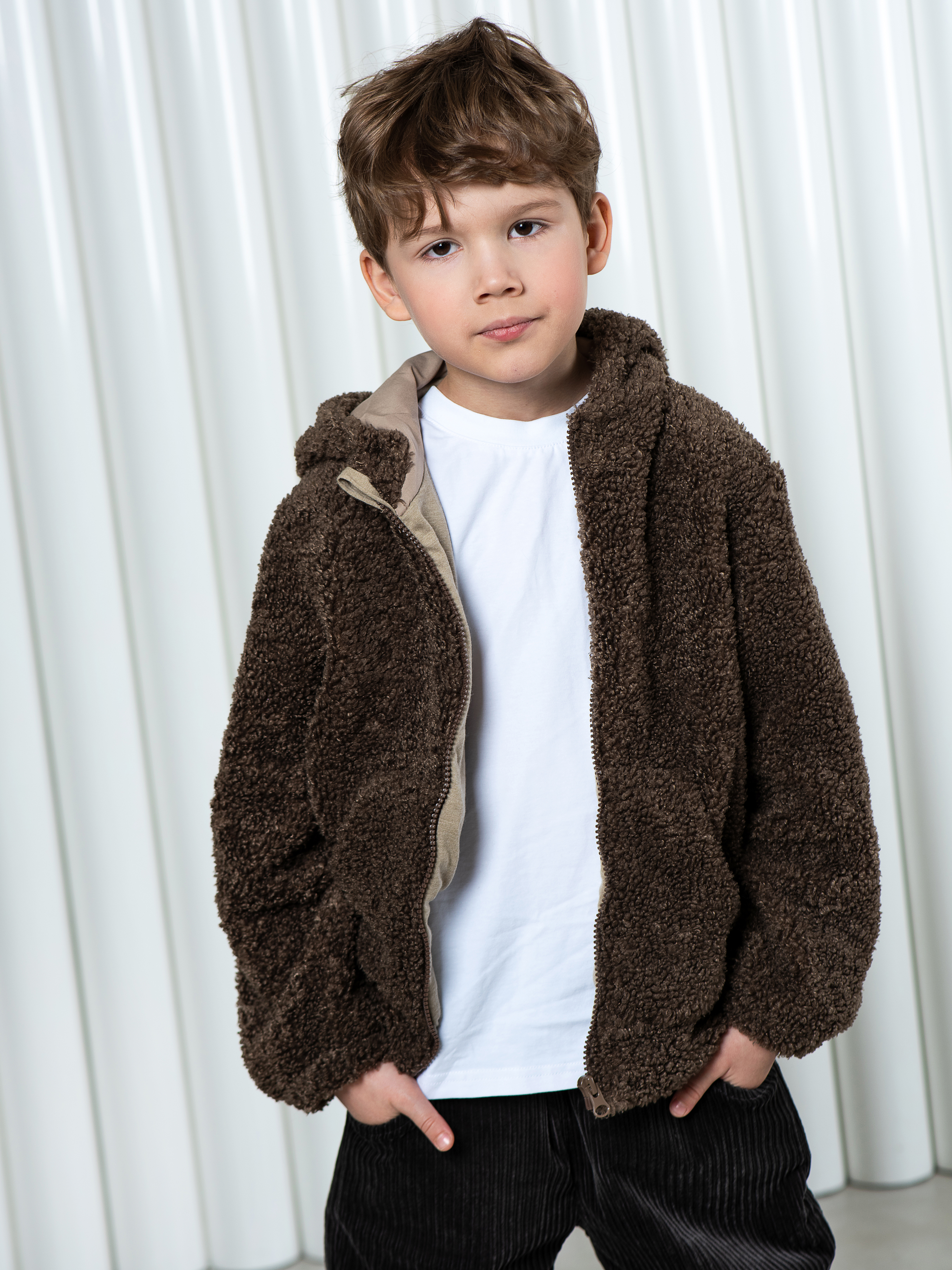 Толстовка LisaWeta FC-01-24 коричневый - фото 10