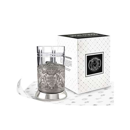 Набор для чая Кольчугинский мельхиор Глава семьи Триумфальная никелированный