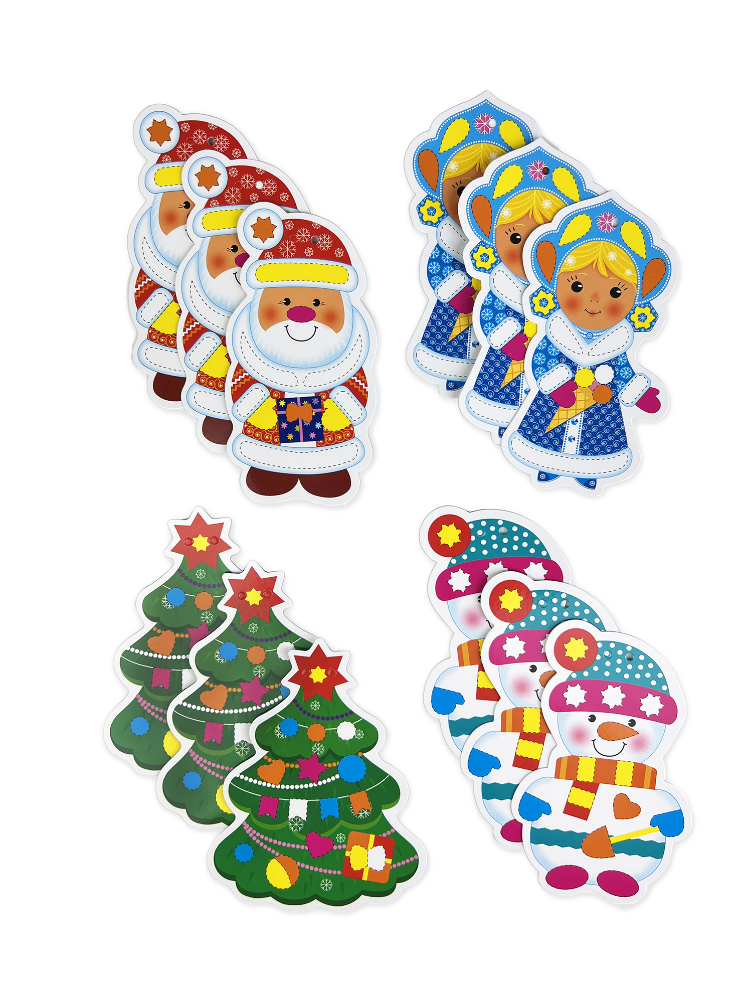 Аппликация Дрофа-Медиа Новогодняя гирлянда - фото 6