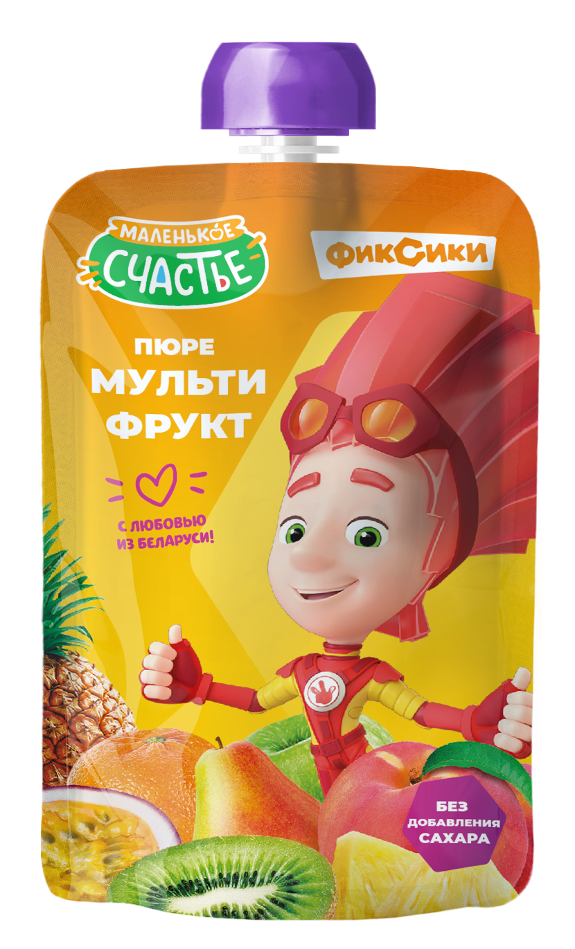 Пюре Фиксики Мультифрукт с 8 мес 90 г - фото 1