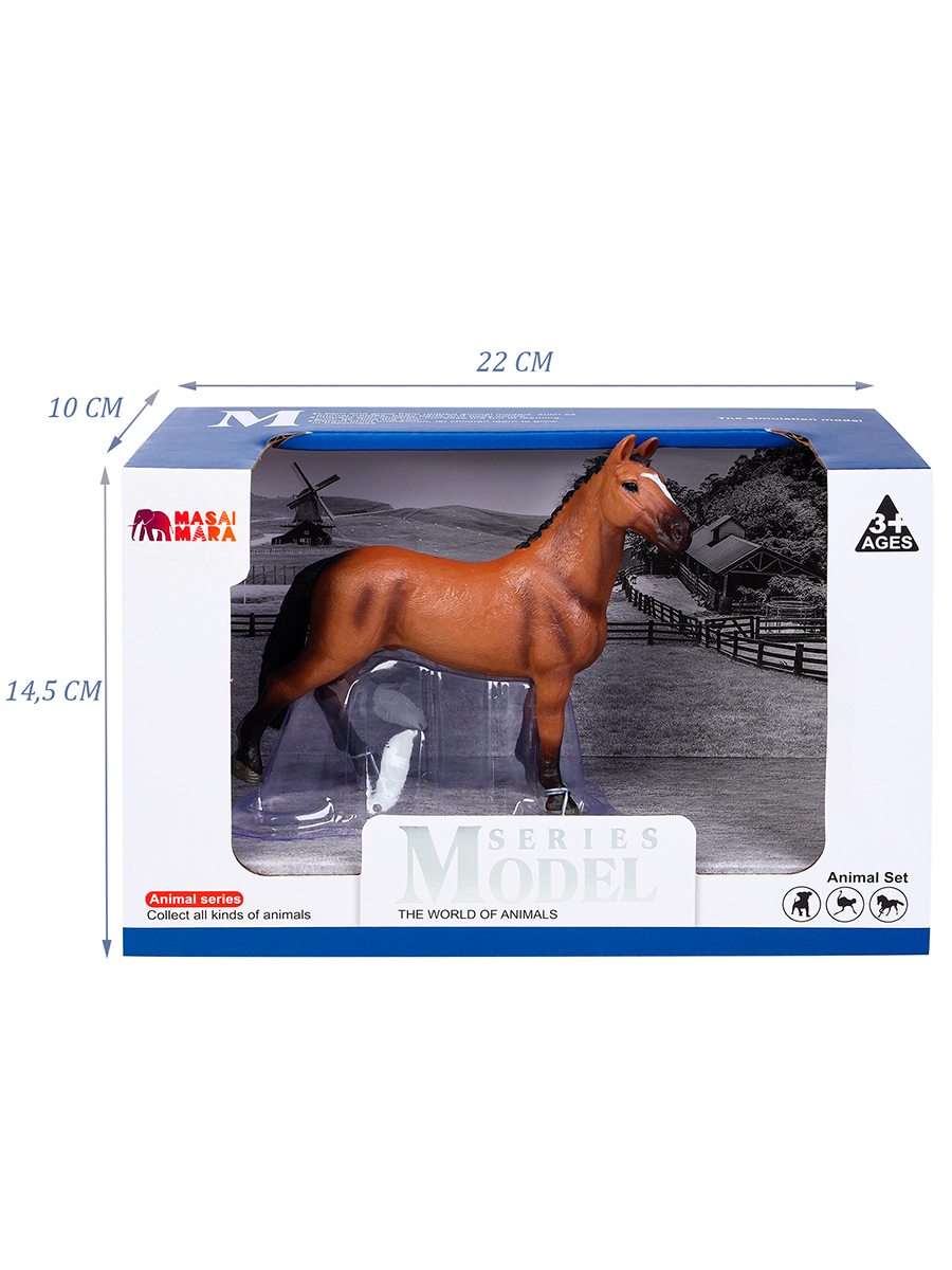 Игровой набор Masai Mara Лошадь коричневая - фото 8